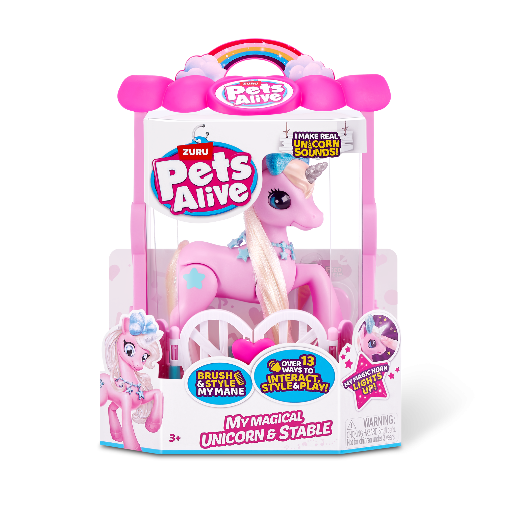 Игрушка ZURU Pets Alive Единорог с акс. в асс. Игрушка ZURU Pets Alive Единорог с акс. в асс.