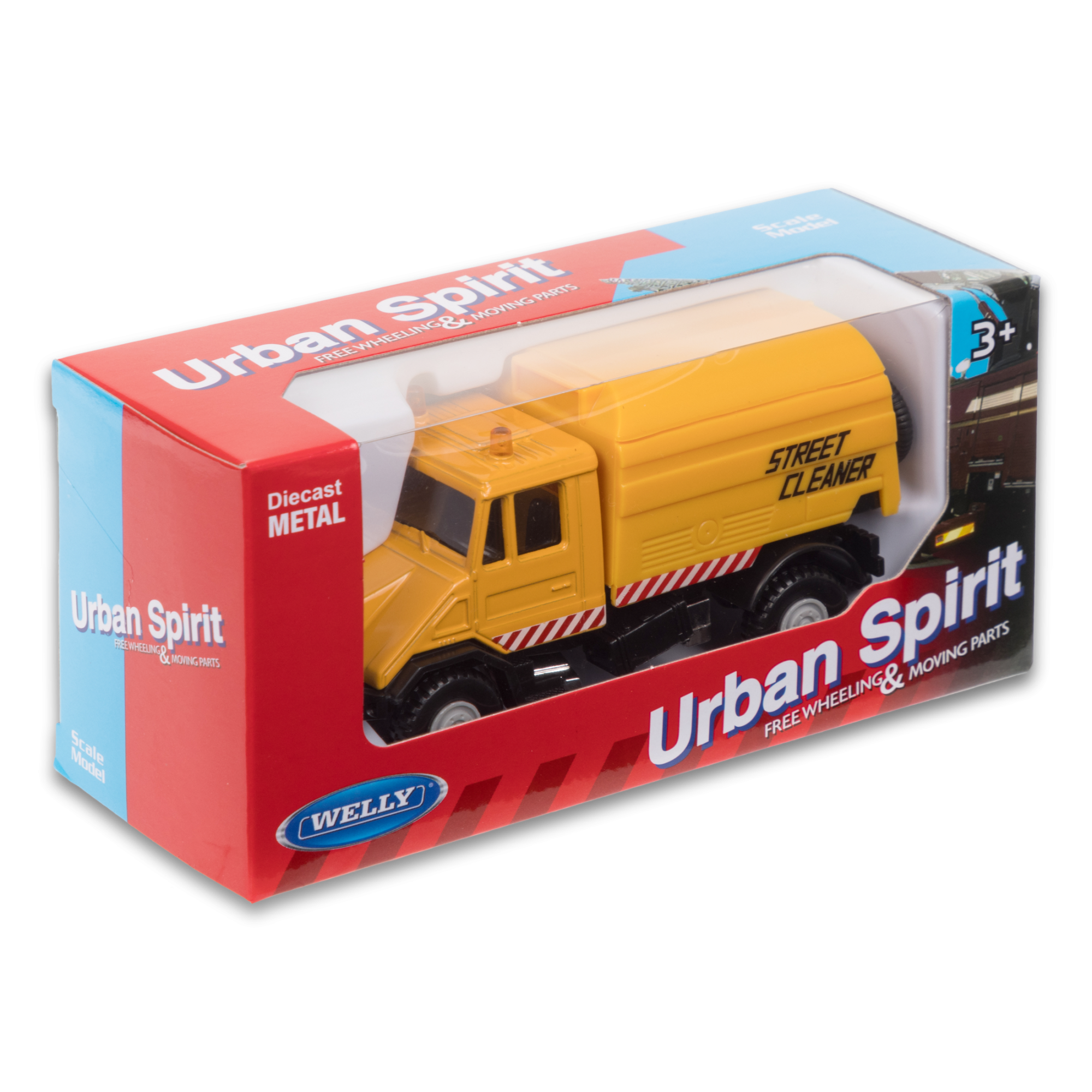 Строительная техника WELLY, 11 см, в асс., дисплей-бокс 24 шт.