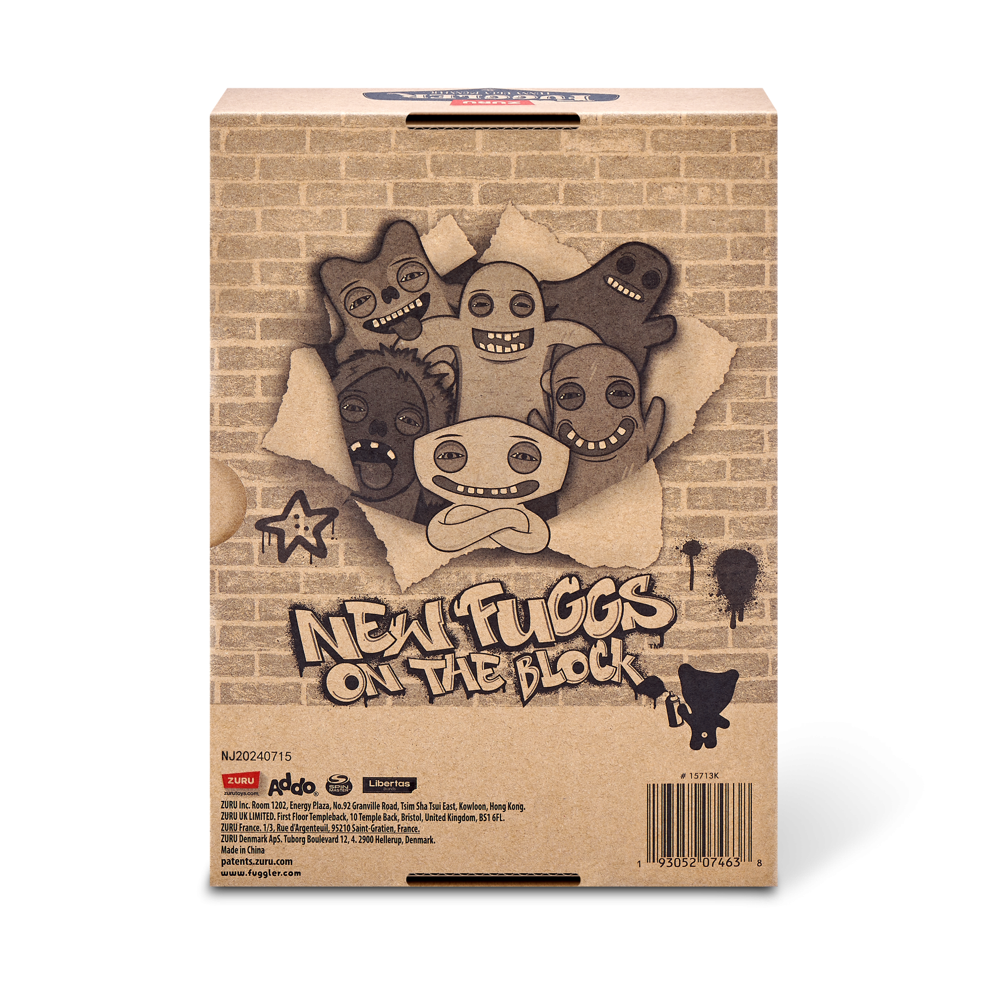 Плюшевая игрушка Zuru Fuggler Foolish four eyes