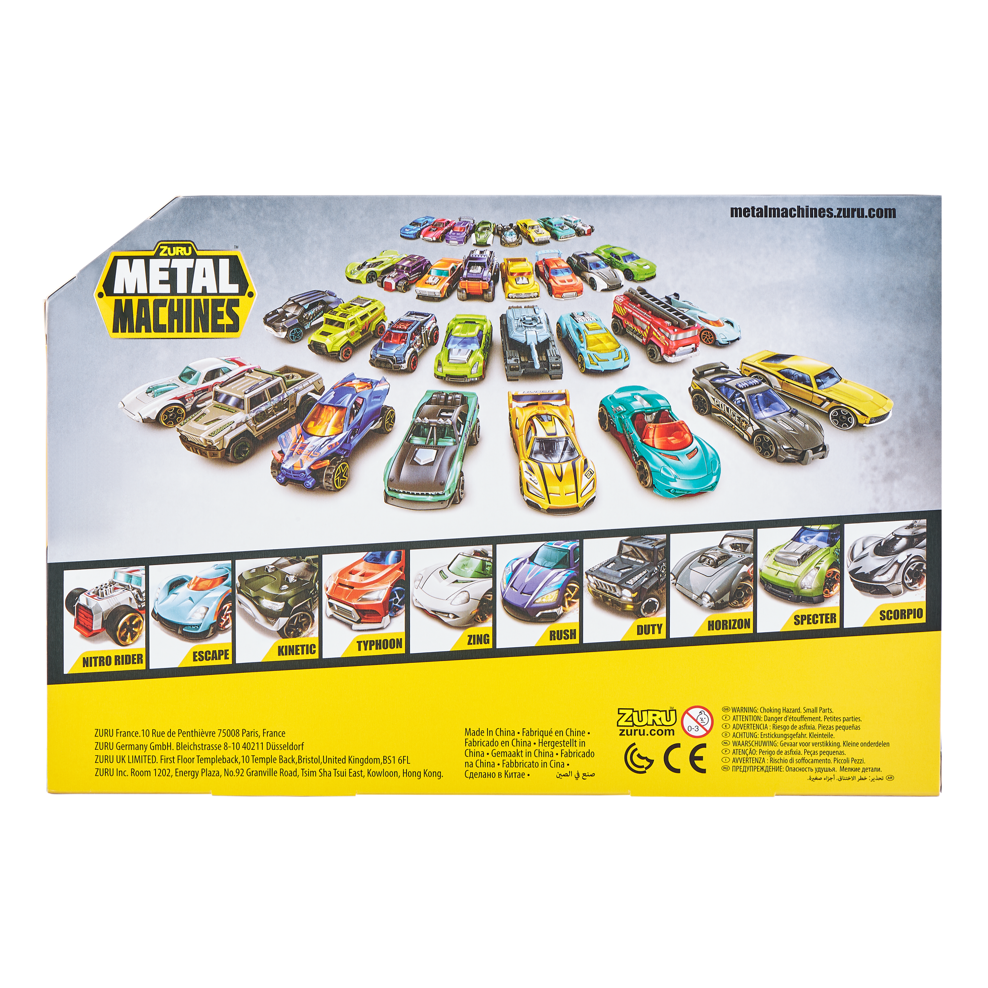 Набор машинок ZURU Metal Machines в асс., 10шт.