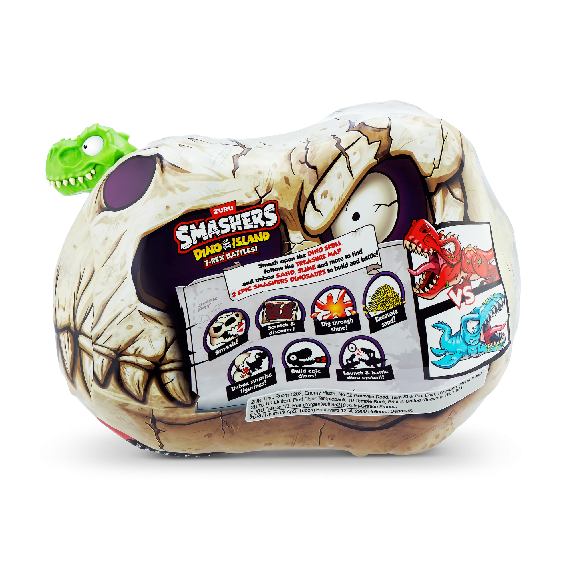 Игрушка Zuru Smashers: "T-Rex Battle mini", в ассортименте