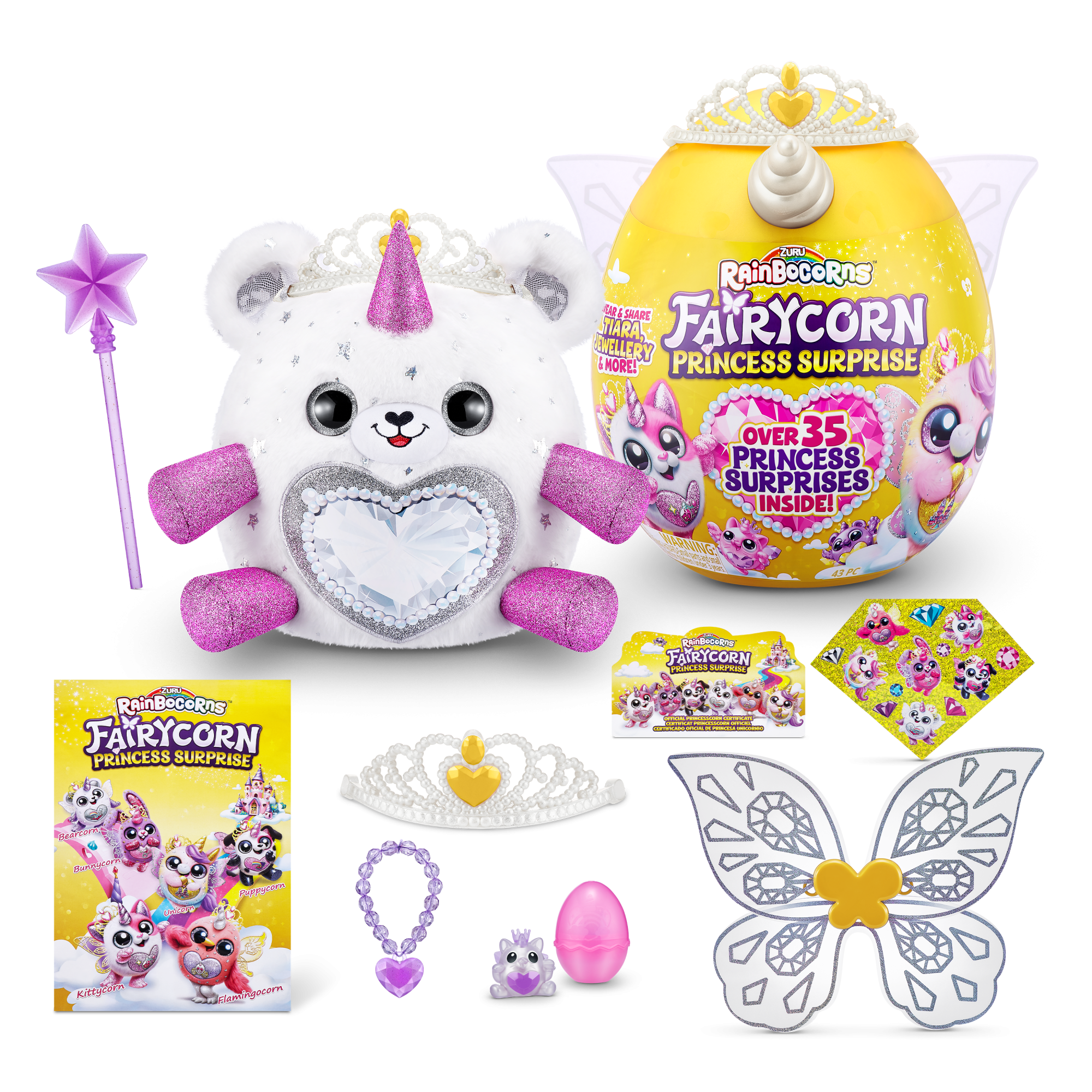 Игровой набор-сюрприз ZURU Rainbocorns Fairycorn Princess S6 с акс. в асс.