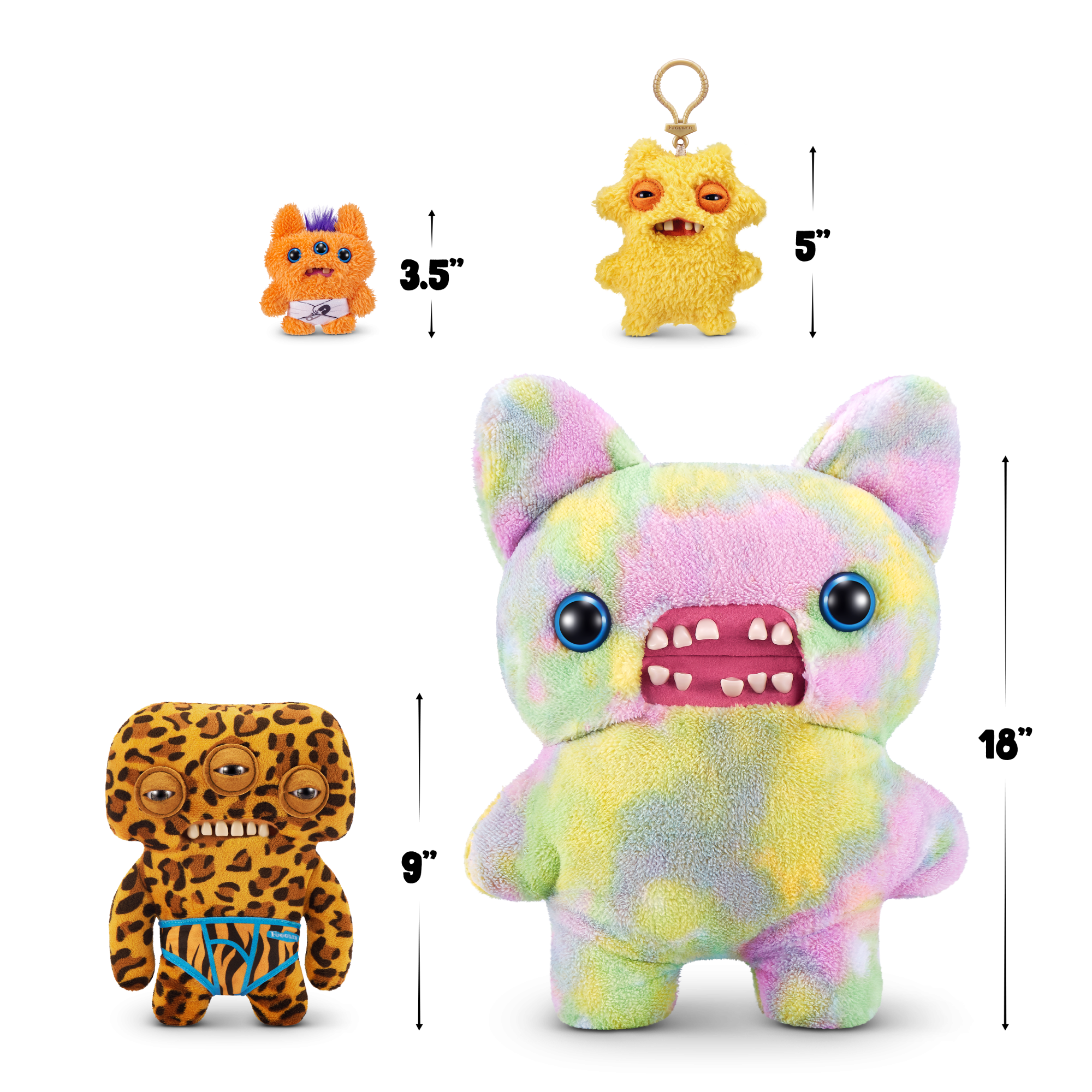 Плюшевая игрушка Zuru Fuggler ANNOYED ALIEN  Leopard