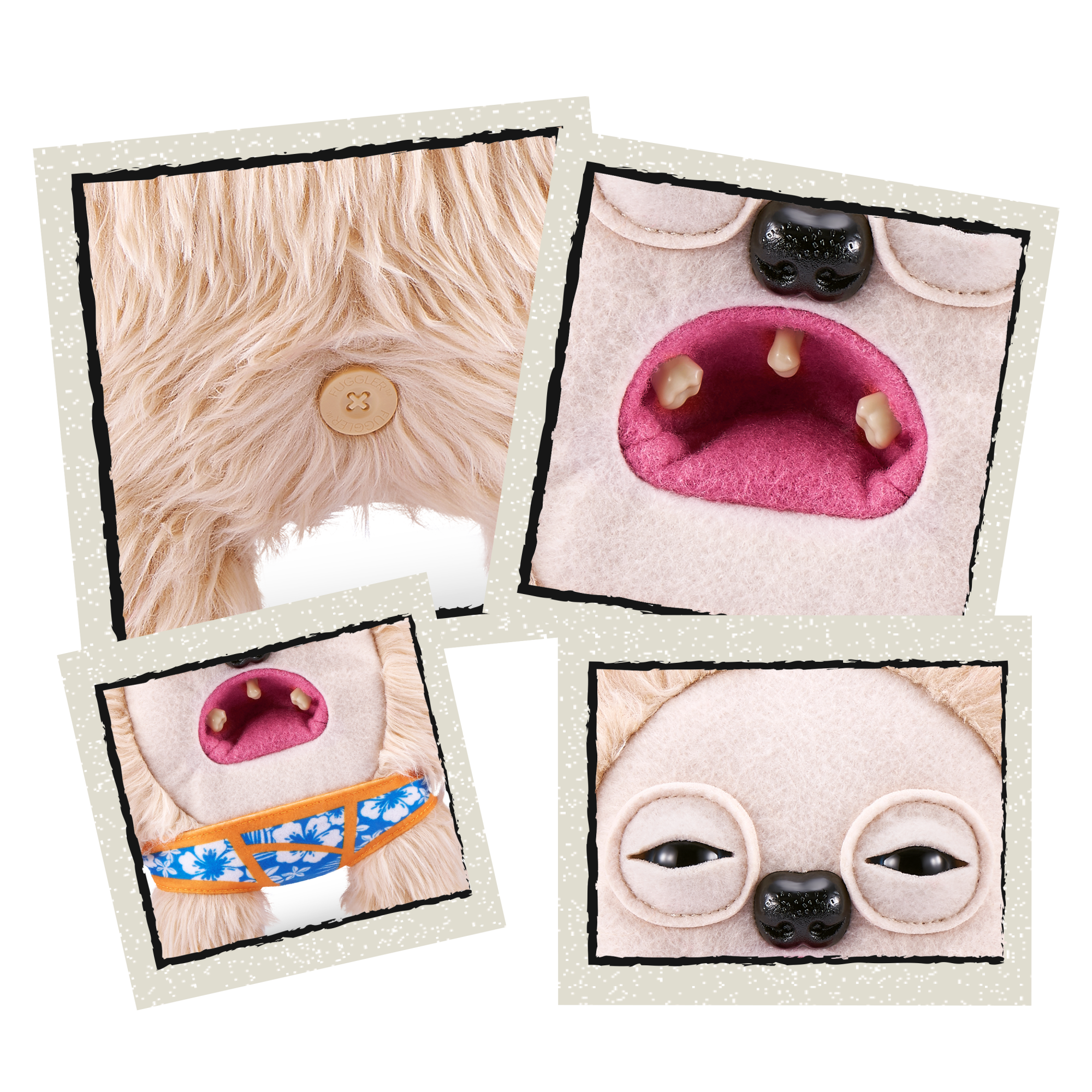 Плюшевая игрушка Zuru Fuggler Hedge Grog - cream Плюшевая игрушка Zuru Fuggler Hedge Grog - cream