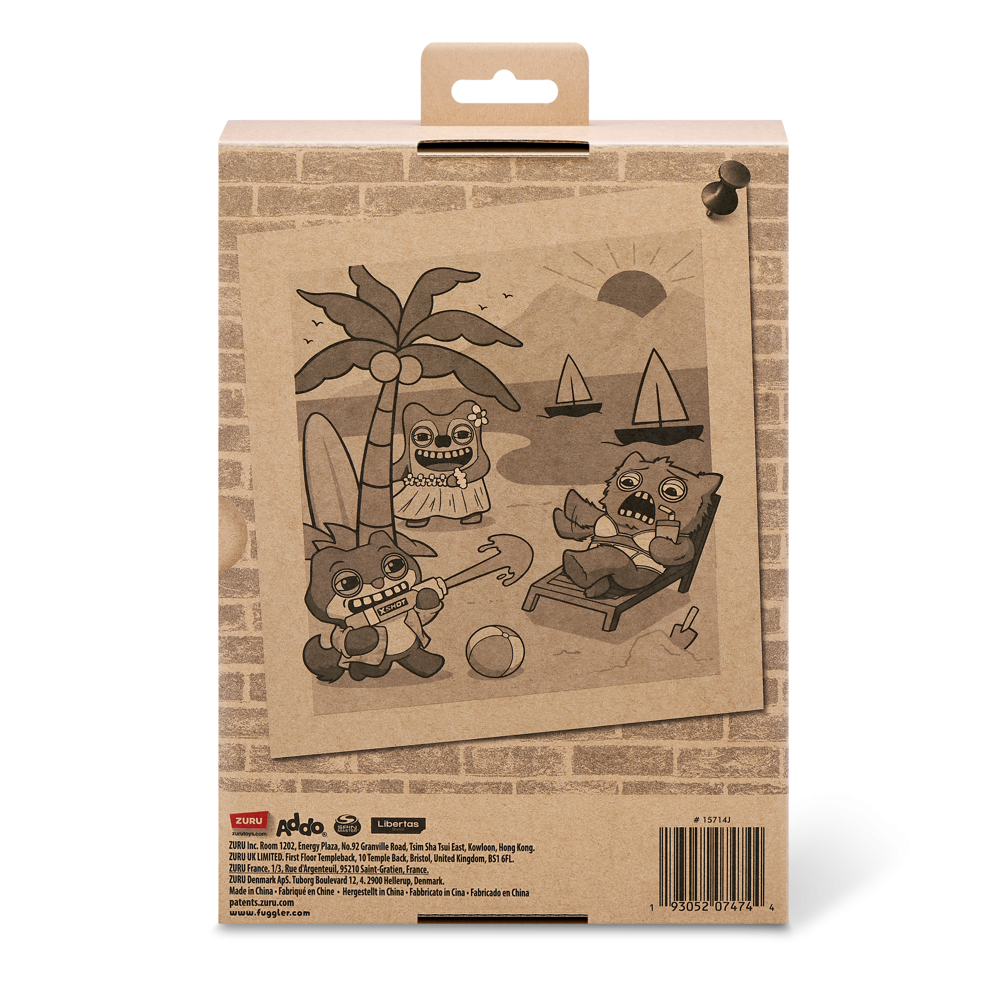 Плюшевая игрушка Zuru Fuggler Hedge Grog - cream Плюшевая игрушка Zuru Fuggler Hedge Grog - cream
