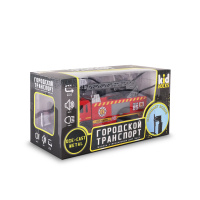 Игрушка-пожарная машина с цистерной KID ROCKS, масштаб 1:32, со звуком и светом, пружин. м