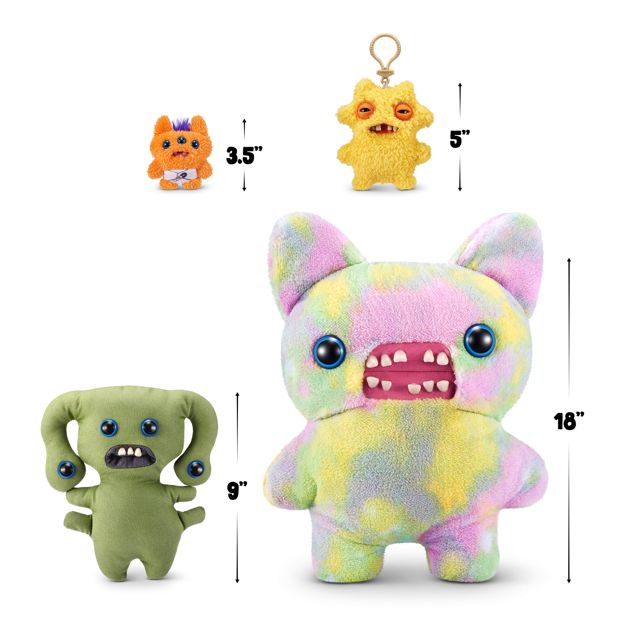 Плюшевая игрушка Zuru Fuggler Foolish four eyes