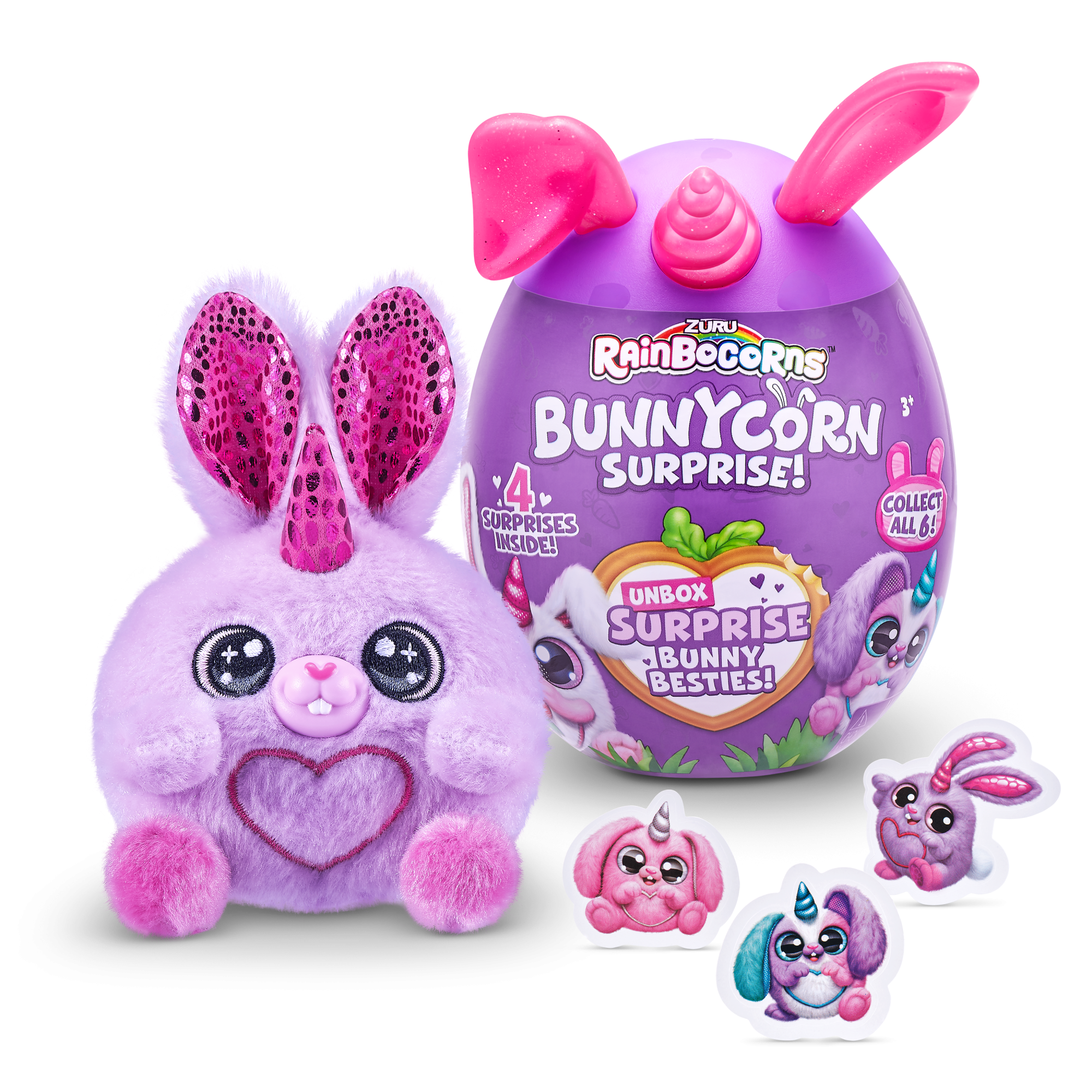 Игровой набор-сюрприз ZURU Rainbocorns Bunnycorn S1 с акс. в асс., дисплей-бокс 12шт.