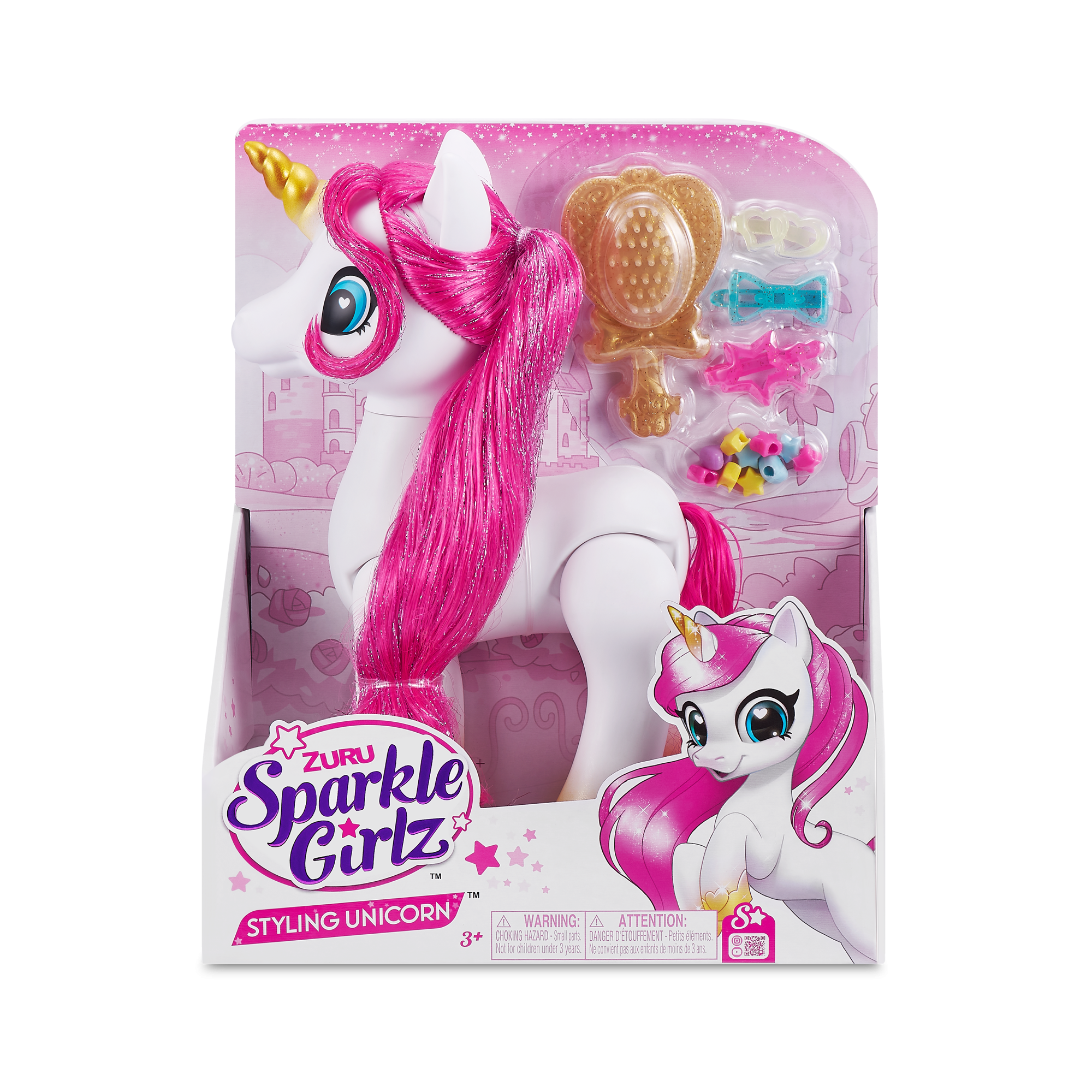 Игровой набор ZURU Sparkle Girlz "Единорог с роскошной гривой" в асс.