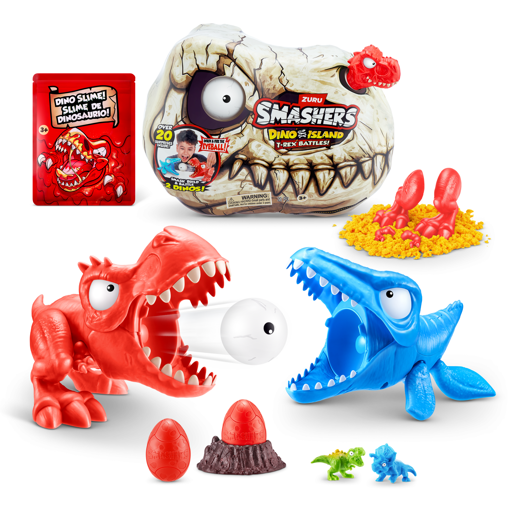 Игрушка Zuru Smashers: "T-Rex Battle mini", в ассортименте