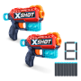 Игровой набор ZURU X-Shot EXCEL Кикбэк ДУО (2 бластера, 6 мишеней, 8 снарядов)