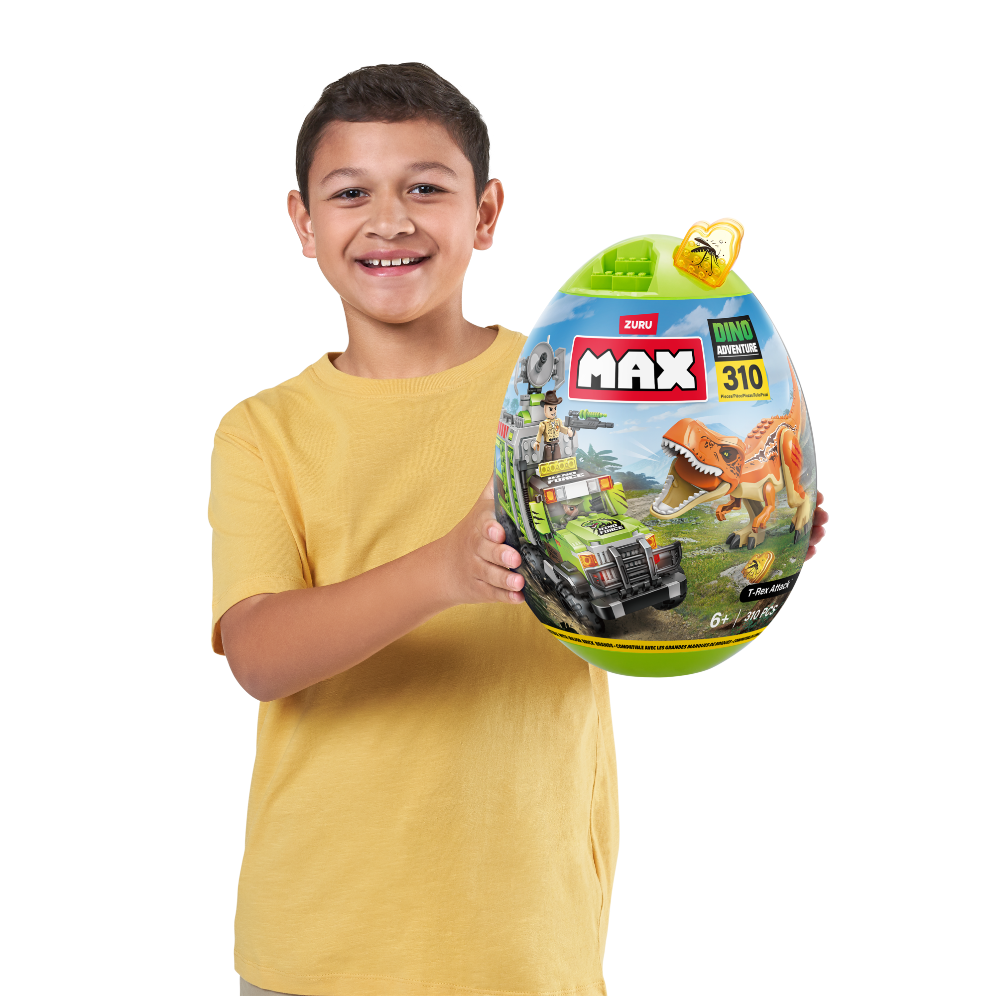 Конструктор ZURU MAX "Дино-Приключения" S1, 310 дет.