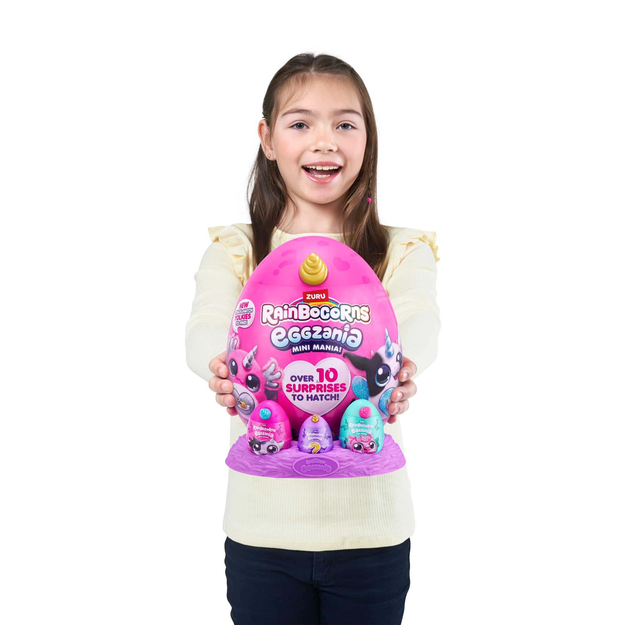 ZURU Rainbocorns Eggzania mini S1 с акс., игрушка-сюрприз