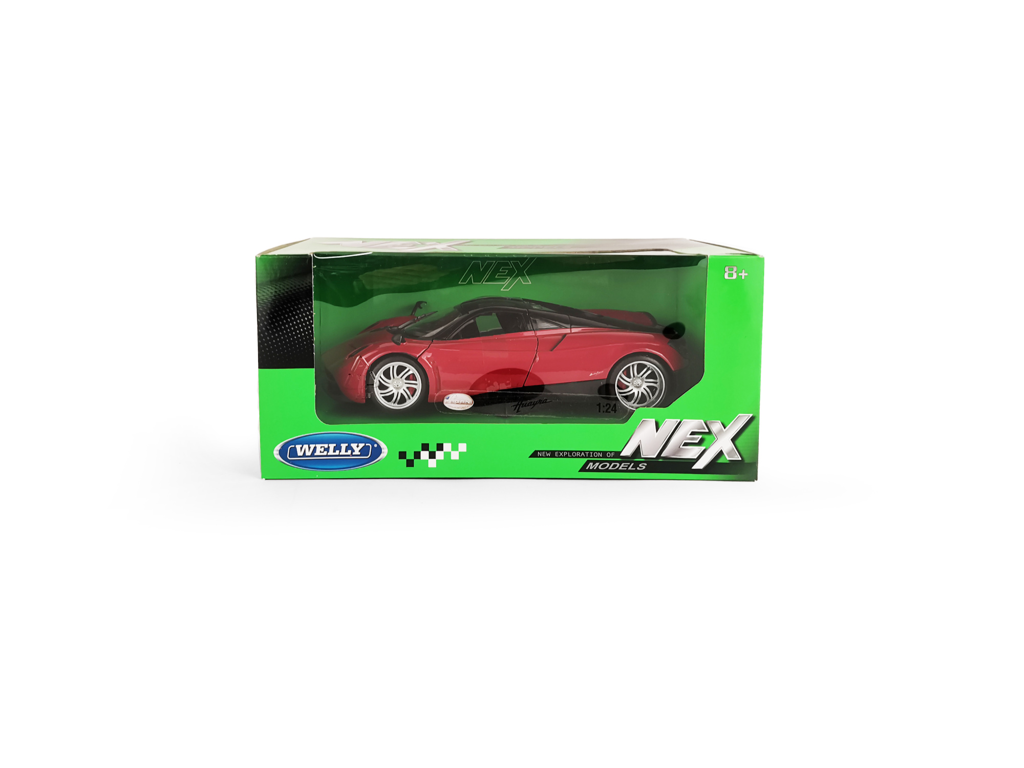 Машинка WELLY 1:24 Pagani Huayra, красный Машинка WELLY 1:24 Pagani Huayra, красный