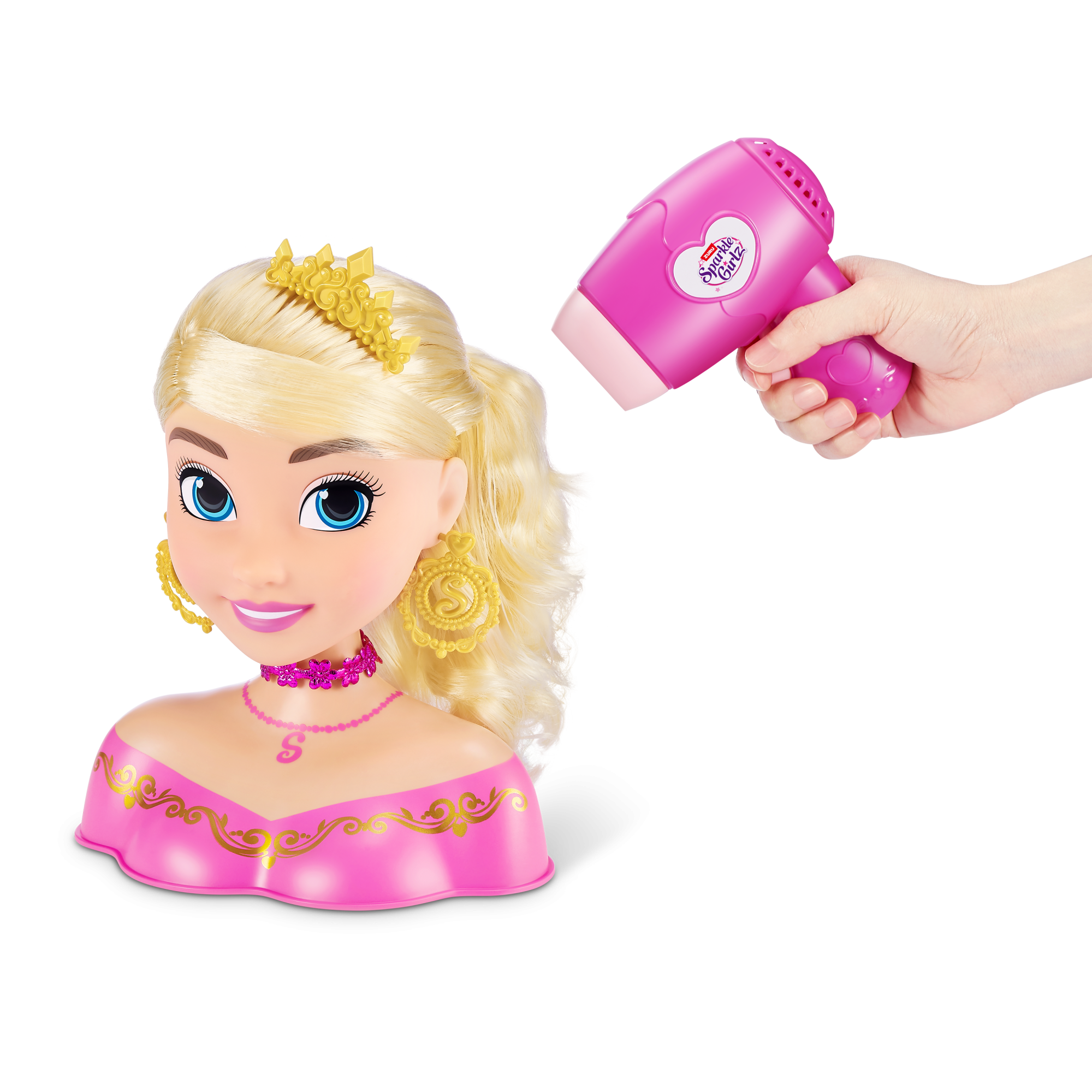 Игровой набор ZURU Sparkle Girlz "Манекен для создания причесок принцессы"