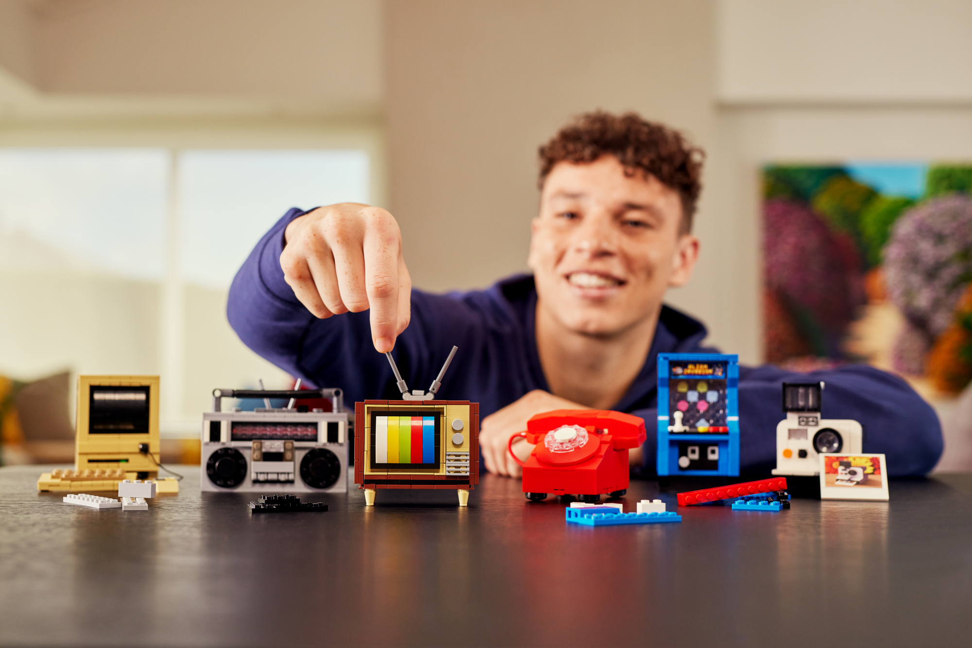 Игровой набор конструктор ZURU MAX Premium Retro Building Bricks Collection (до 221 детали)