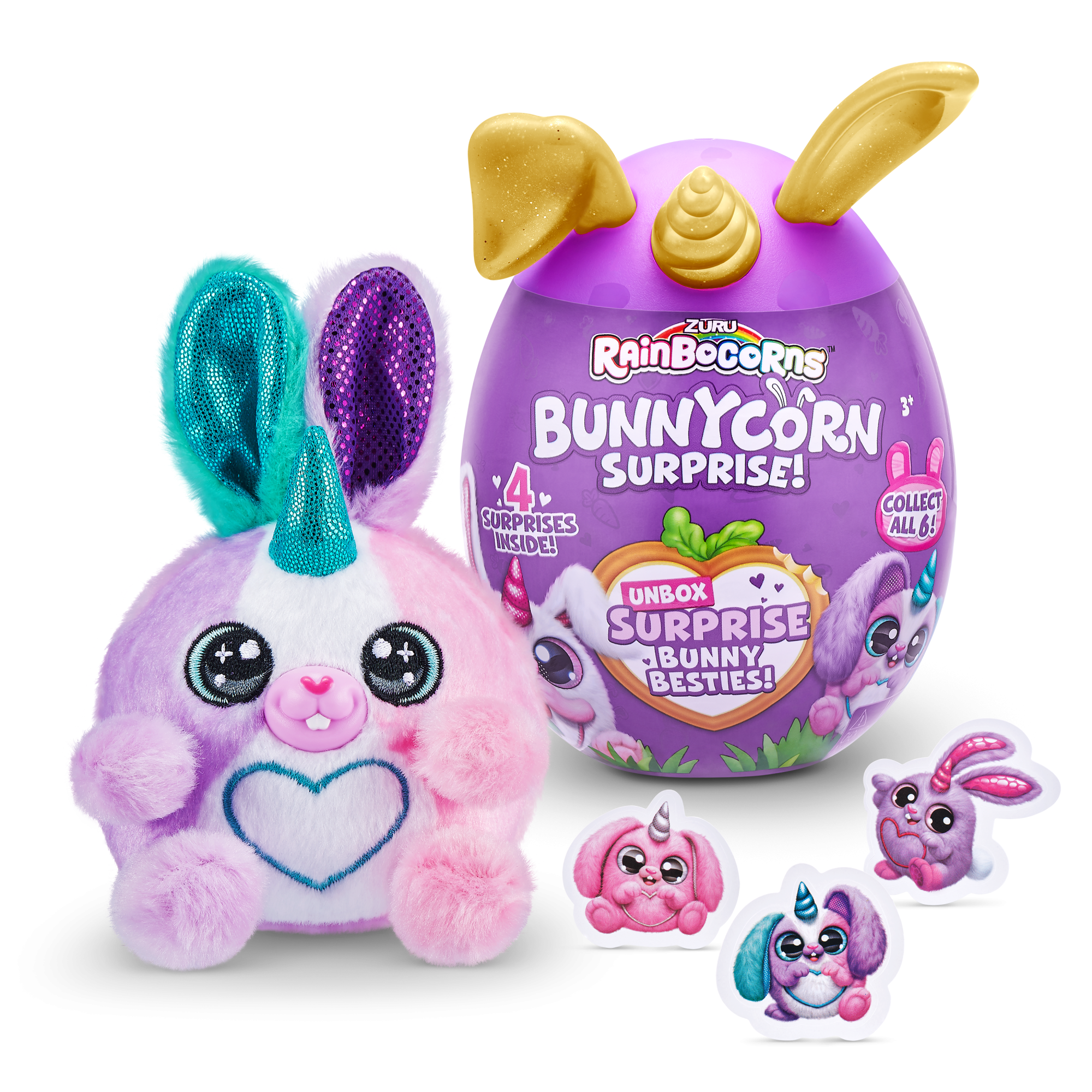 Игровой набор-сюрприз ZURU Rainbocorns Bunnycorn S1 с акс. в асс., дисплей-бокс 12шт.