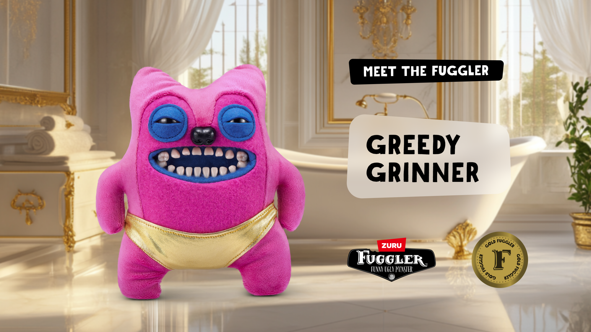 Плюшевая игрушка Zuru Fuggler Greedy Grinner - Pants