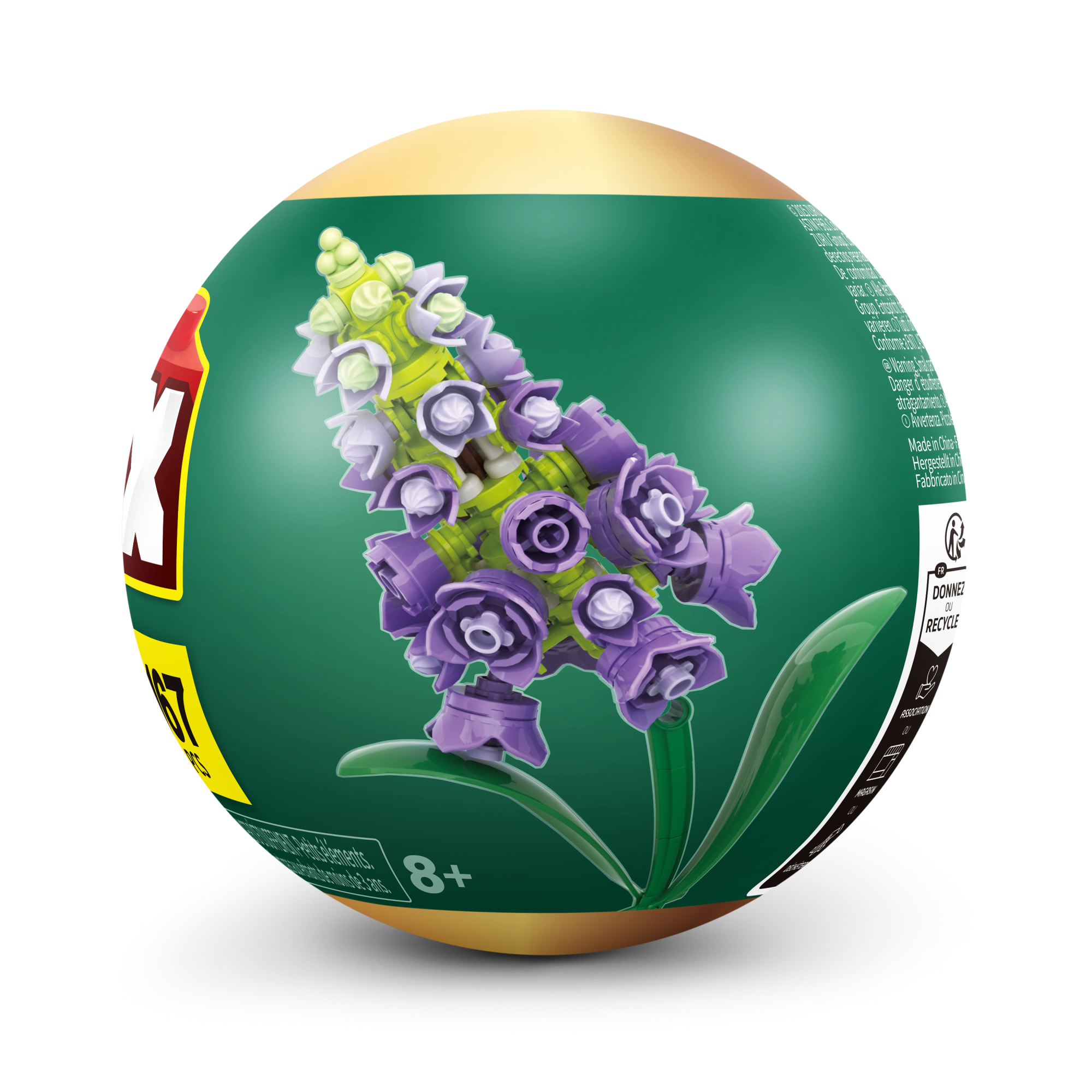 Игровой набор конструктор ZURU MAX Premium Flowers Building Bricks Collection (до 167 деталей)