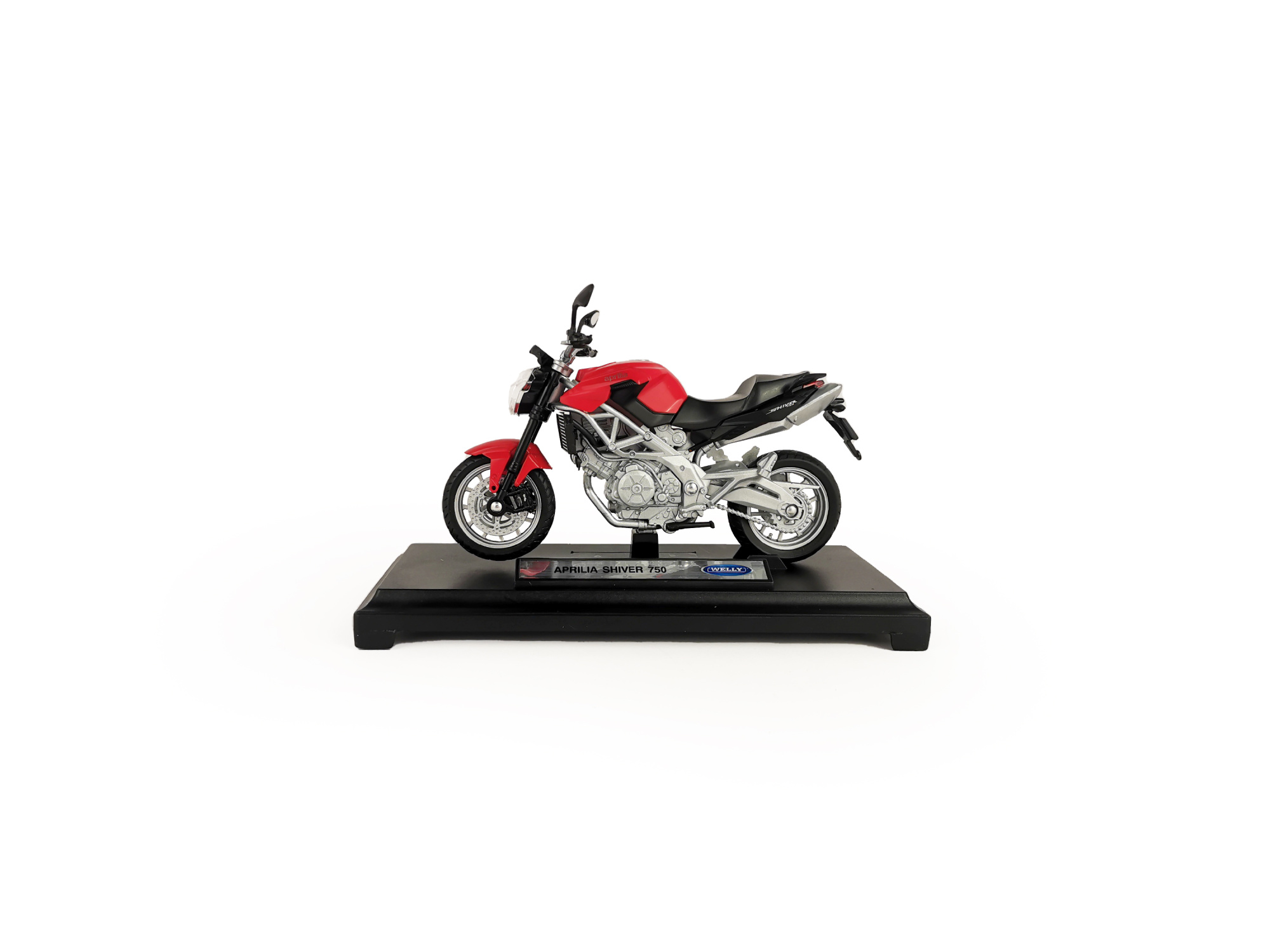 Мотоцикл WELLY 1:18 Aprilia Shiver 750, красный