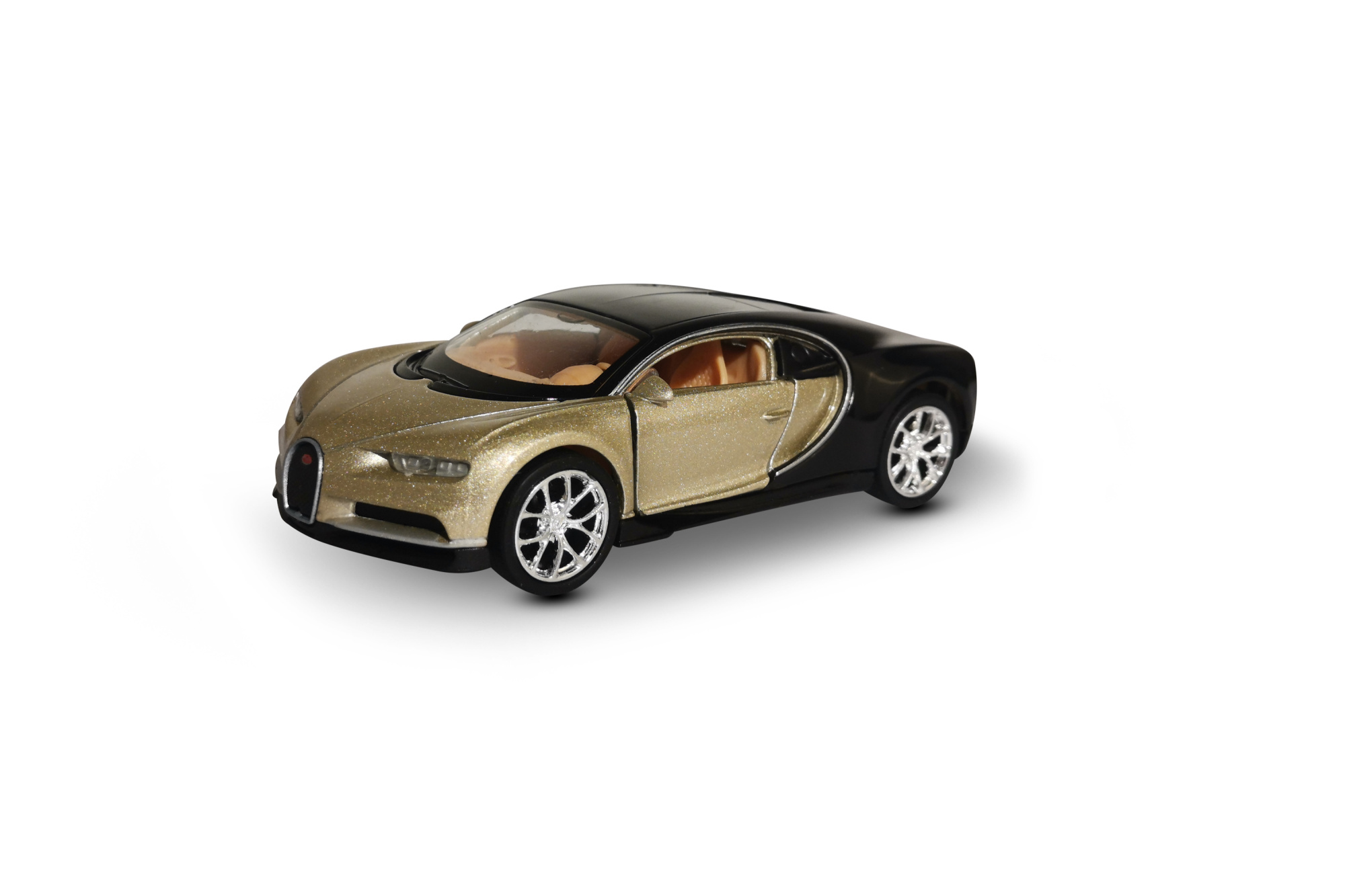 Машинка WELLY 1:38 Bugatti Chiron, пруж. мех., цвет в асс.