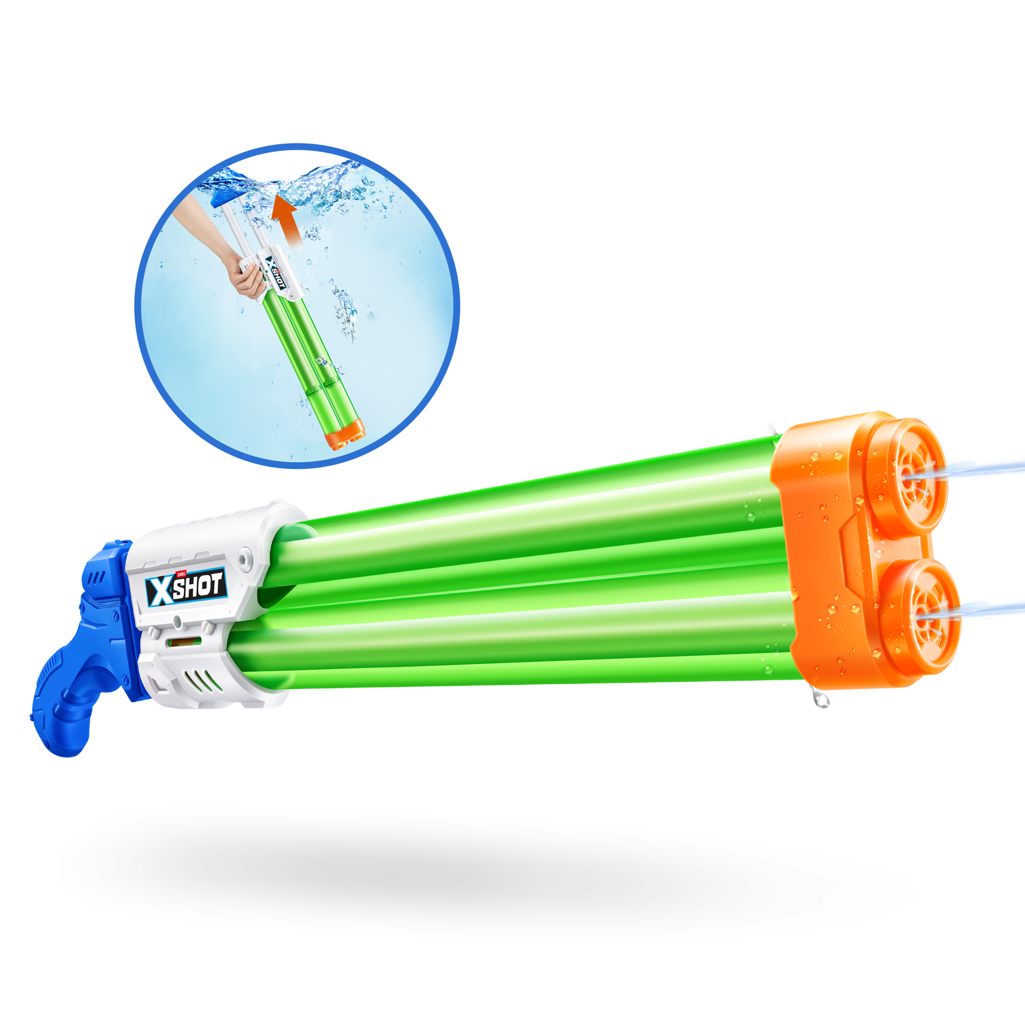 Бластер водный ZURU X-Shot Water WATER WARFARE Дуал Стрим большой