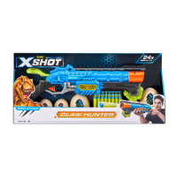 Игровой набор ZURU X-Shot DINO ATTACK Кло Хантер (бластер, 6 мишеней, 24 снаряда)