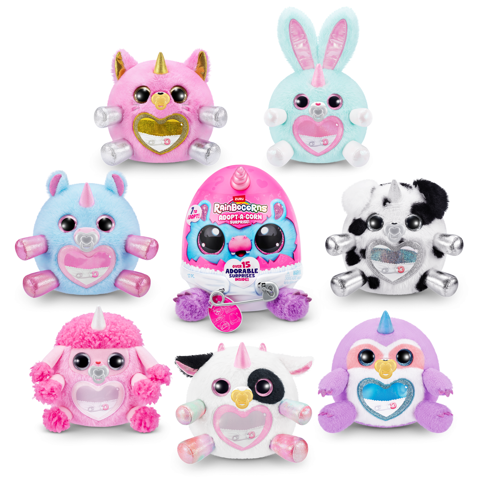 Игровой набор-сюрприз ZURU Rainbocorns Adopt-a-corn  S1 с акс. в асс., малый Игровой набор-сюрприз ZURU Rainbocorns Adopt-a-corn  S1 с акс. в асс., малый
