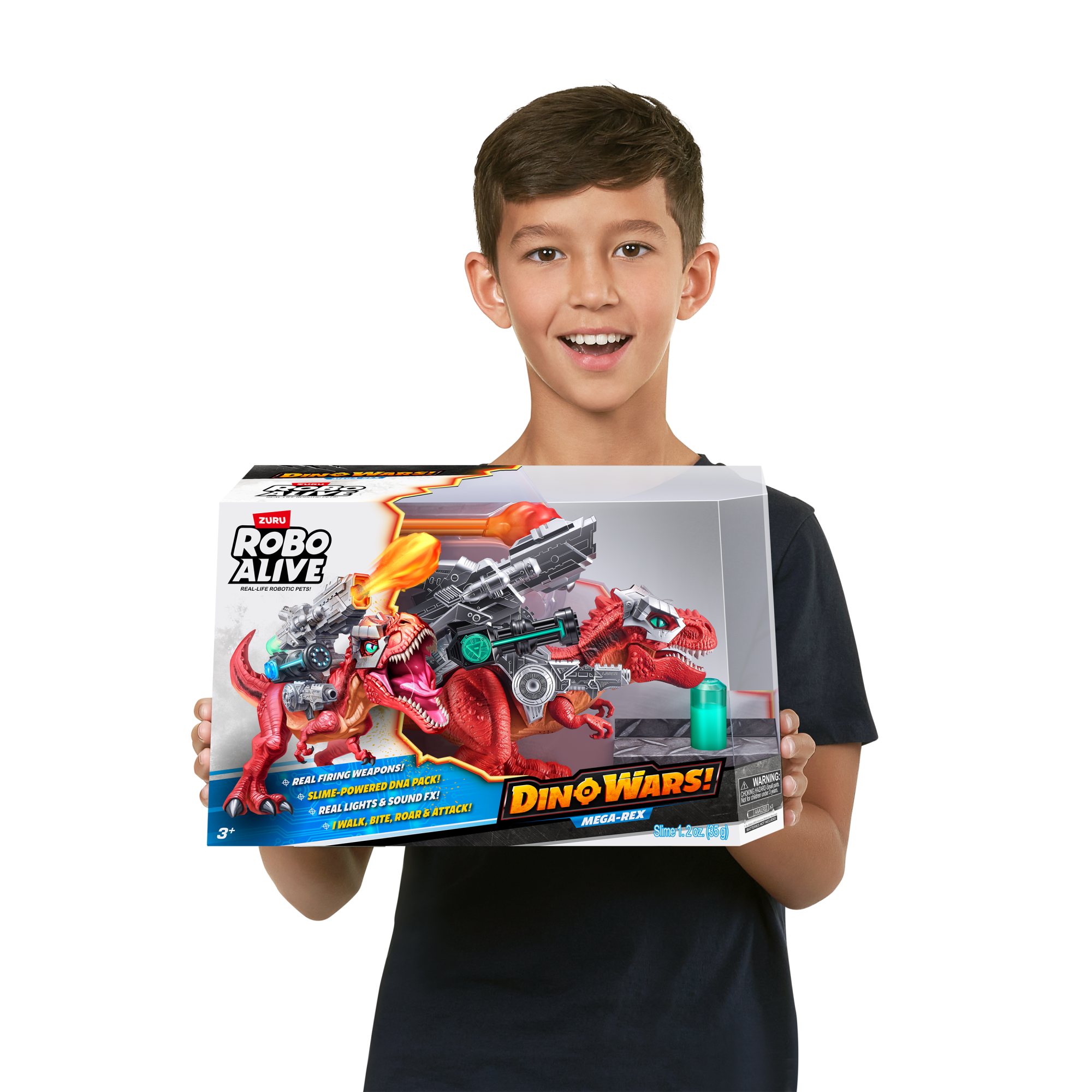 Игрушка ZURU Robo Alive интерактивная Гигантский Боевой Ти-рекс S1