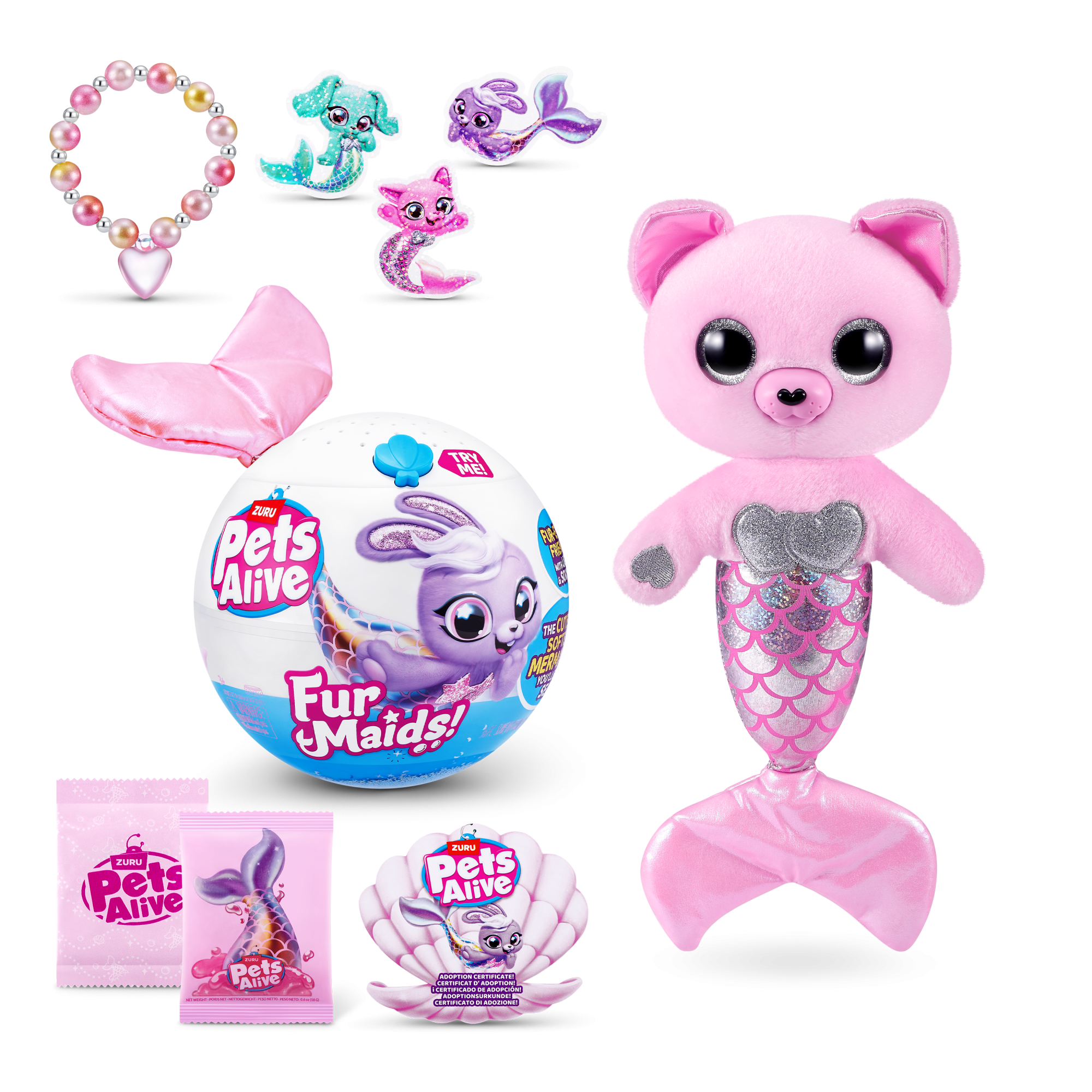 Игровой набор ZURU Pets Alive Furmaids «Шар-сюрприз» в непрозрачной упаковке