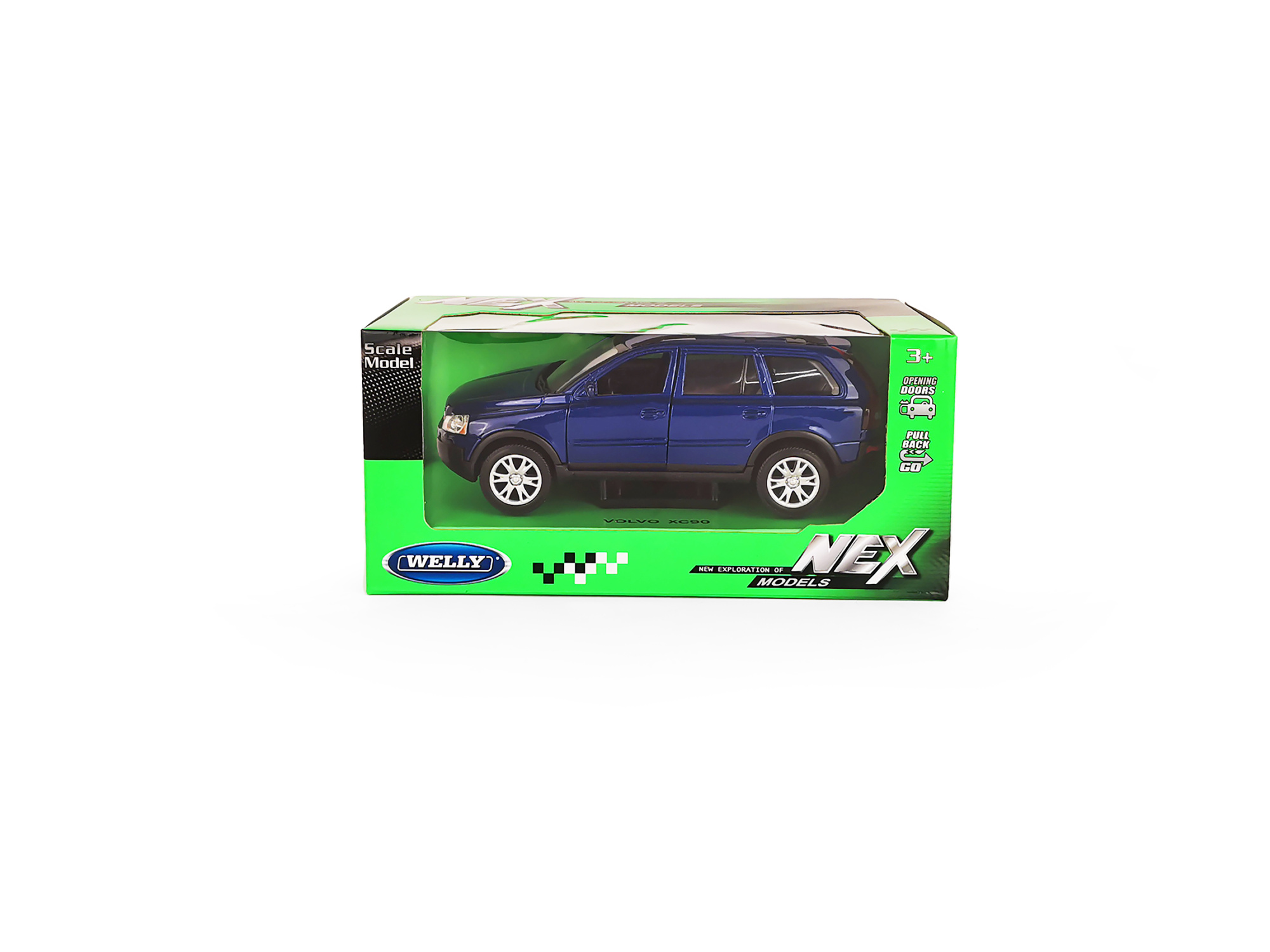 Машинка WELLY 1:32 Volvo XC90, пруж. мех., цв. в асс.