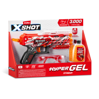 Игровой набор ZURU X-Shot HYPERGEL Стингер (бластер, 3000 снарядов-гранул, защитные очки)