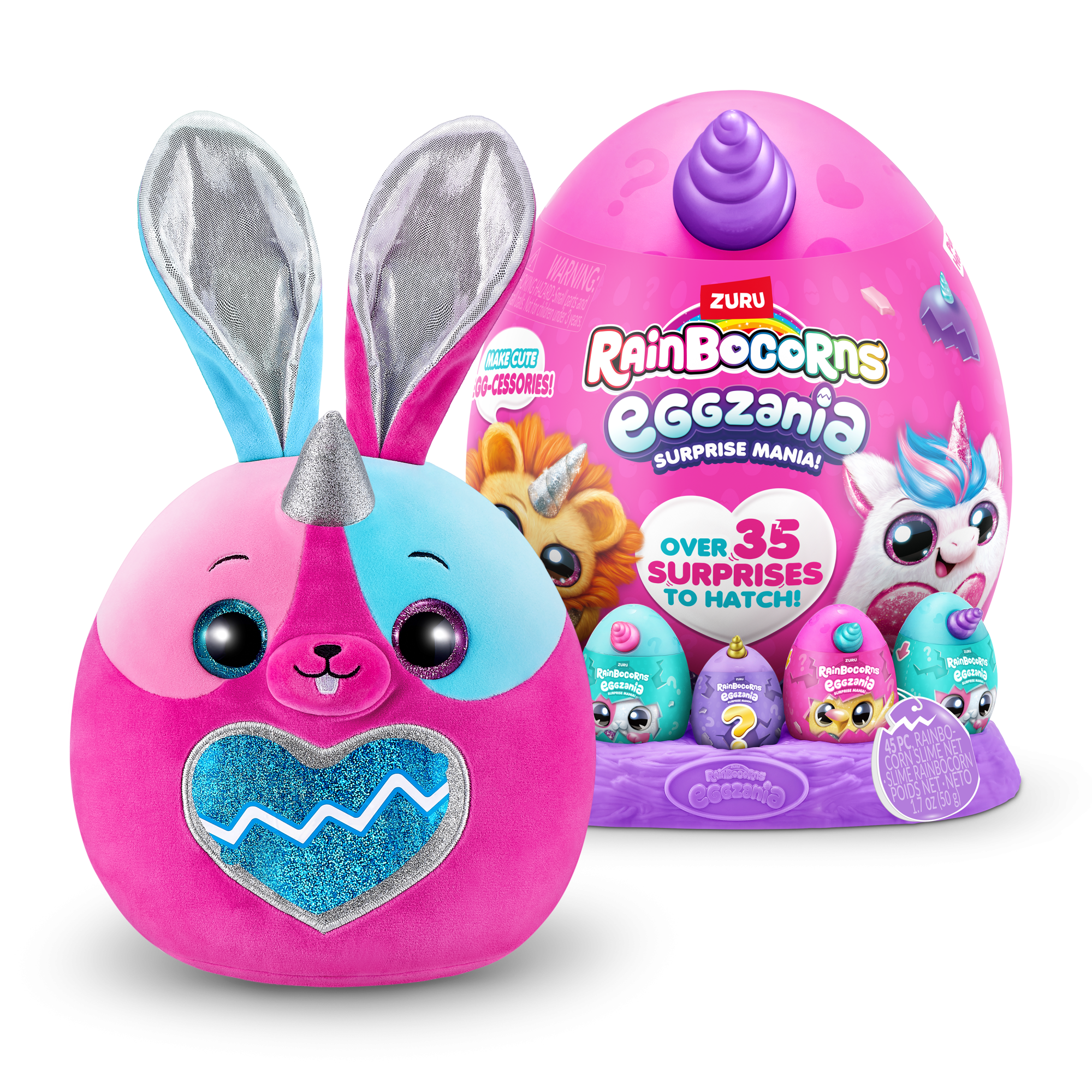 Игровой набор-сюрприз ZURU Rainbocorns Eggzania S1 с акс. в асс.