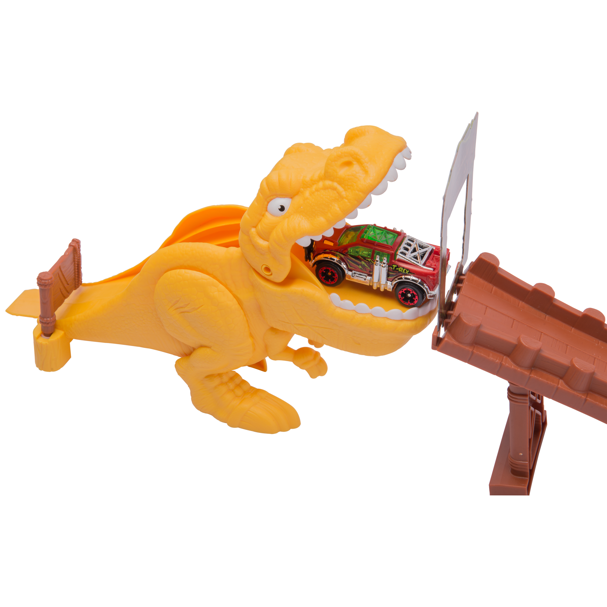 Набор ZURU Metal Machines, трек "Ти-рекс" с машинкой