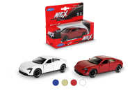 Машинка WELLY 1:38 Porsche Taycan Turbo S, пруж. мех., цвет в асс.