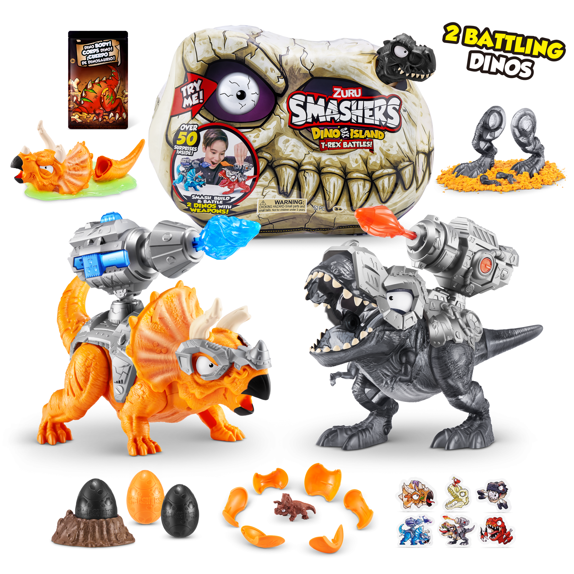 Игрушка Zuru Smashers: "T-Rex Battle", в ассортименте