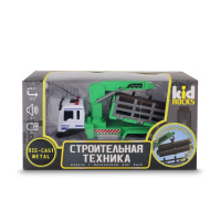 Игрушка-лесовоз KID ROCKS, масштаб 1:32, со звуком и светом, пружин. механизм