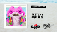 Плюшевая игрушка Zuru Fuggler Sketchy Squirrel - pink