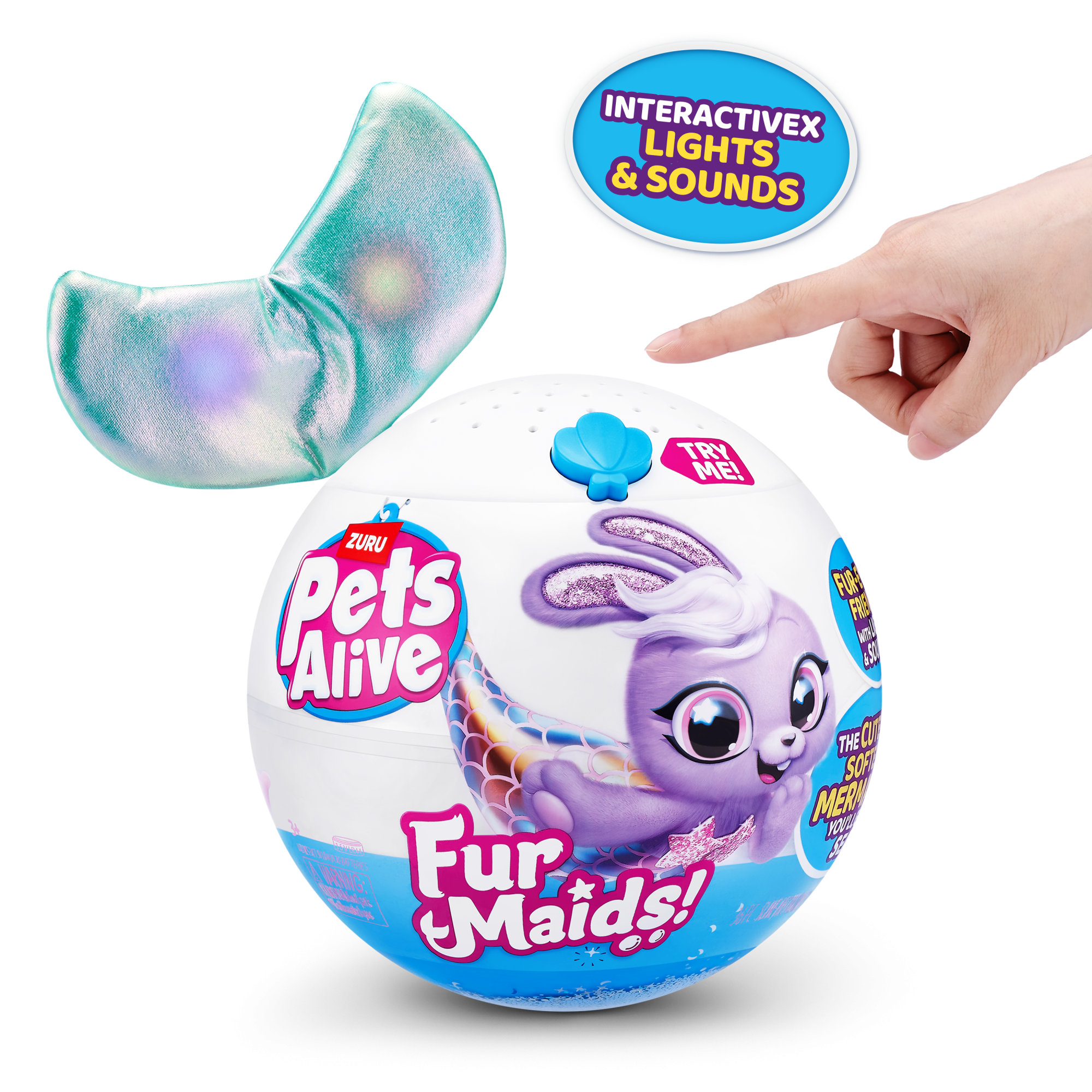 Игровой набор ZURU Pets Alive Furmaids «Шар-сюрприз» в непрозрачной упаковке