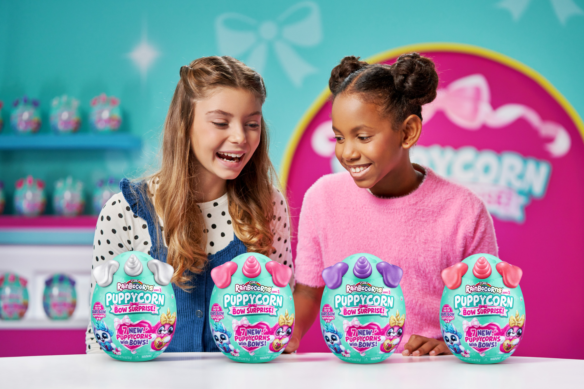 Игровой набор-сюрприз ZURU Rainbocorns Sparkle Puppycorn S6 с акс. в асс.