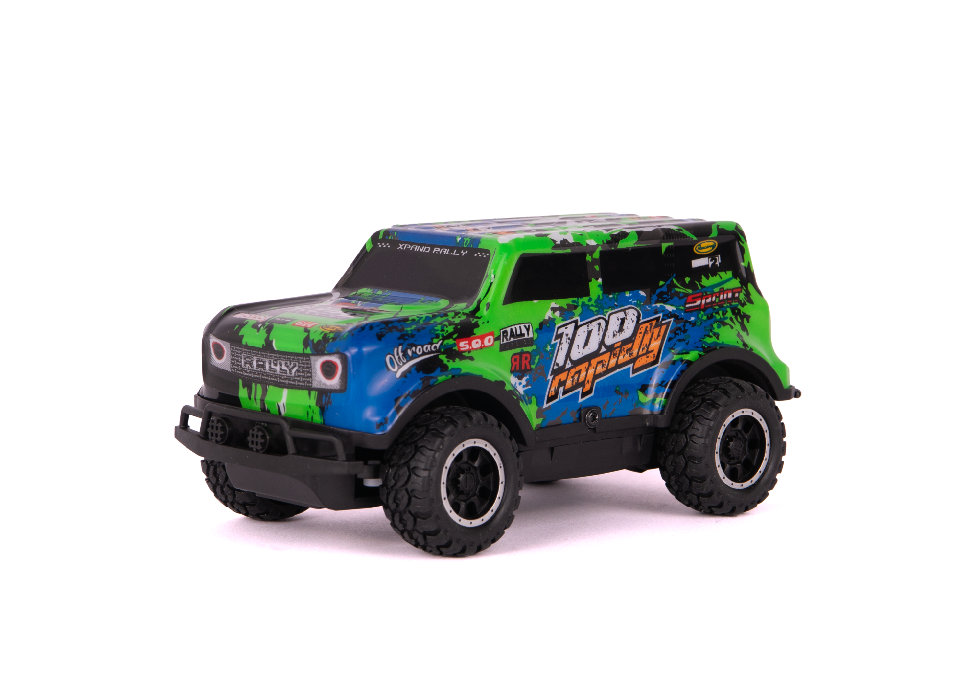 Машинка Р/У Kid Rocks 1:24 Внедорожник, зеленый