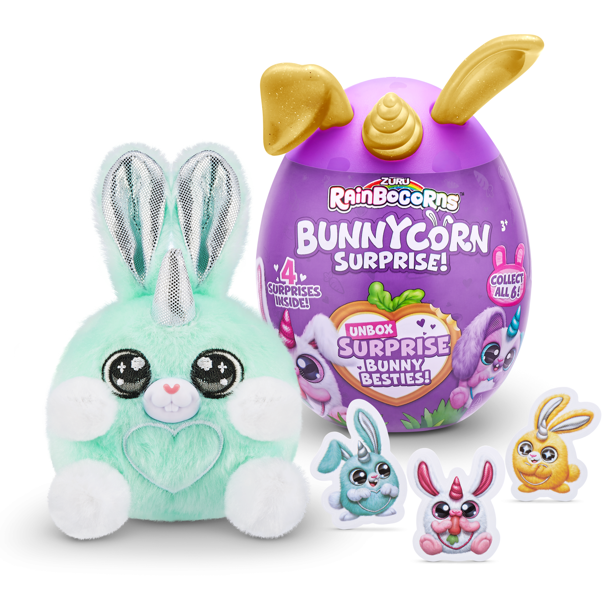 Игровой набор-сюрприз ZURU Rainbocorns Bunnycorn S1 с акс. в асс., дисплей-бокс 12шт.