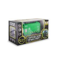 Игрушка-мусоровоз KID ROCKS, масштаб 1:32, со звуком и светом, пружин. механизм