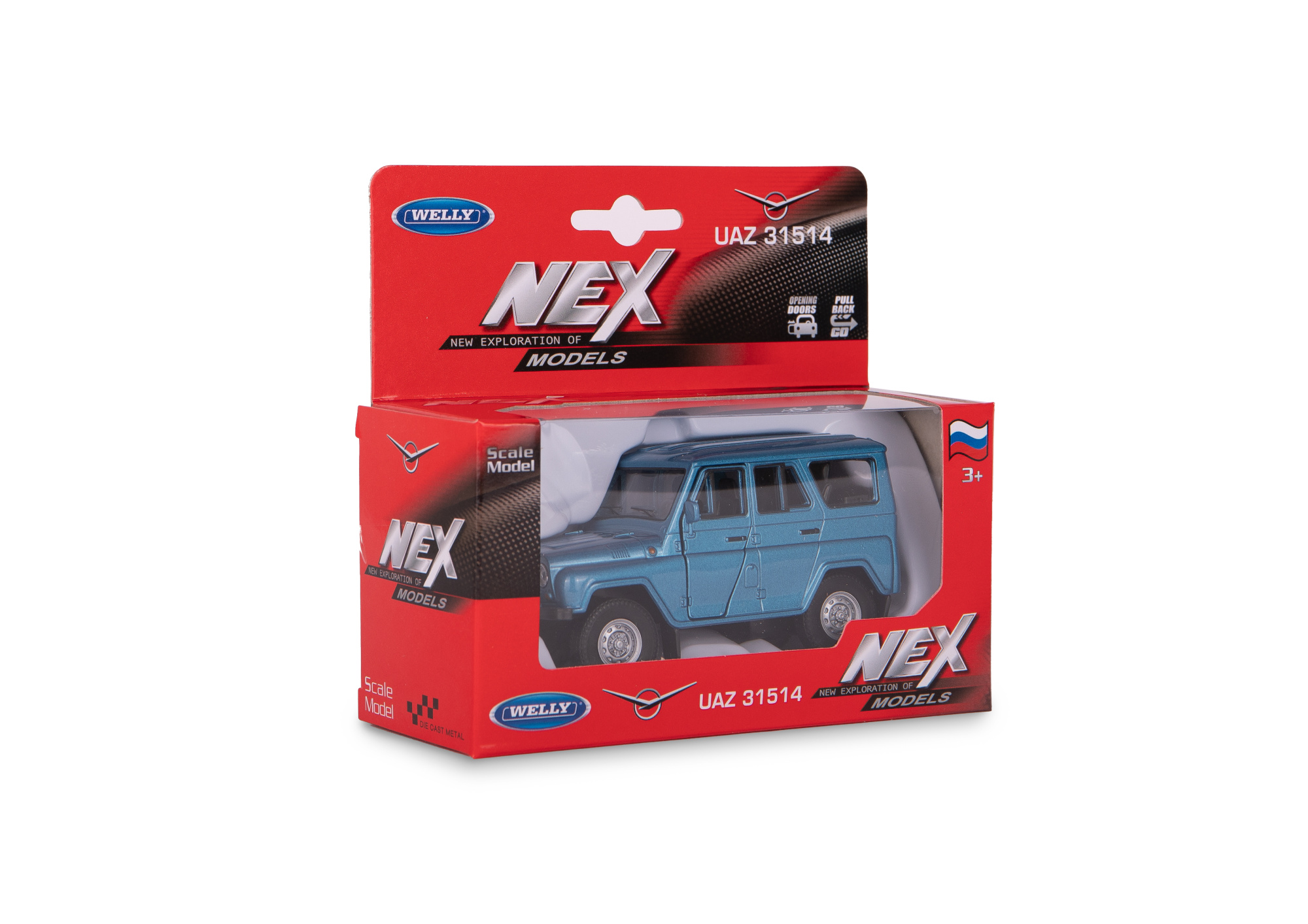 Машинка WELLY 1:38, в асс., набор 23RUS