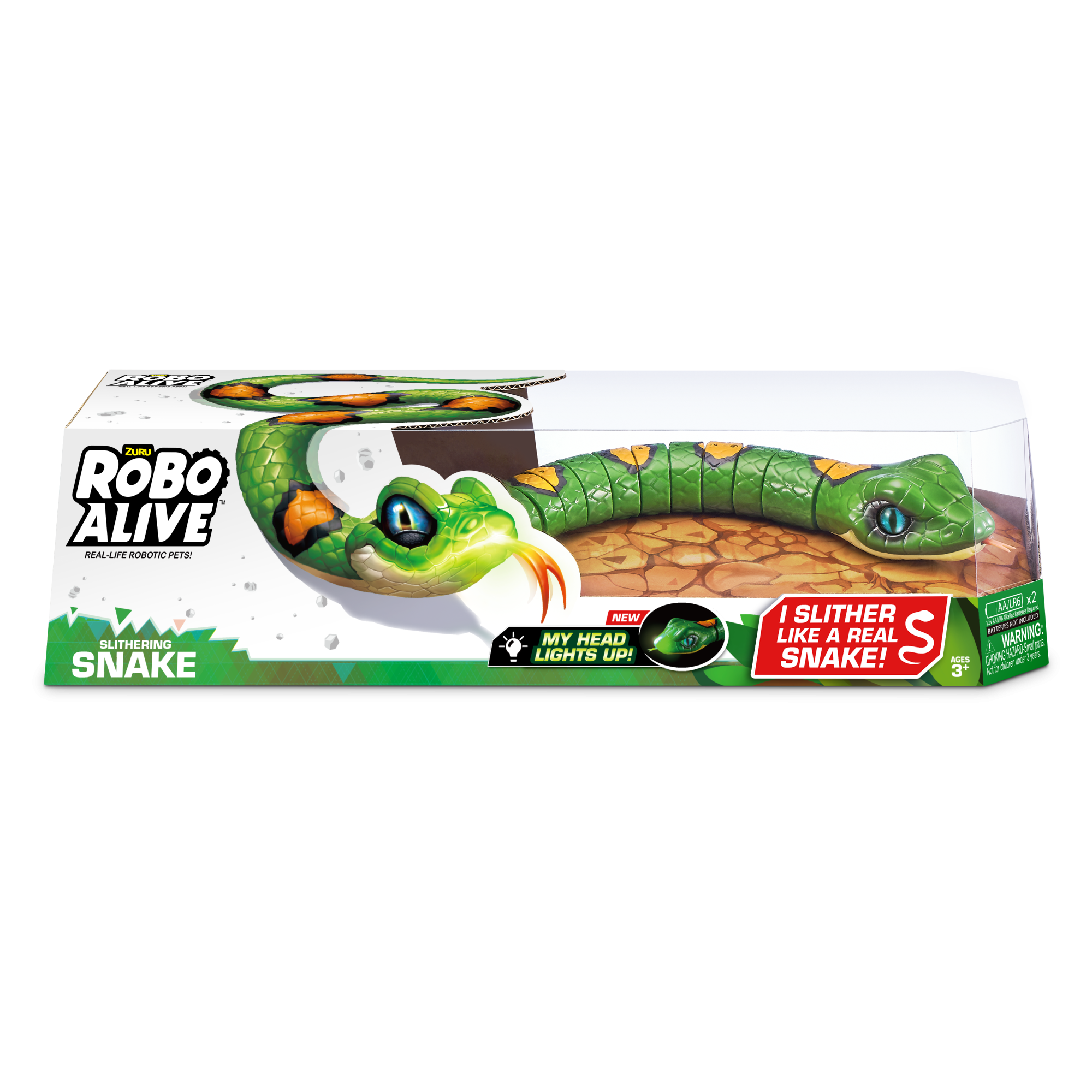 Игрушка ZURU Robo Alive интерактивная Змея в асс.