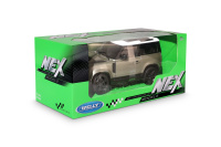 Машинка WELLY 1:24 Land Rover Defender 2020, зеленый