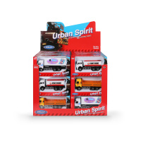 Машинка WELLY грузовик, 15 см, в асс., набор A, дисплей-бокс 24 шт.