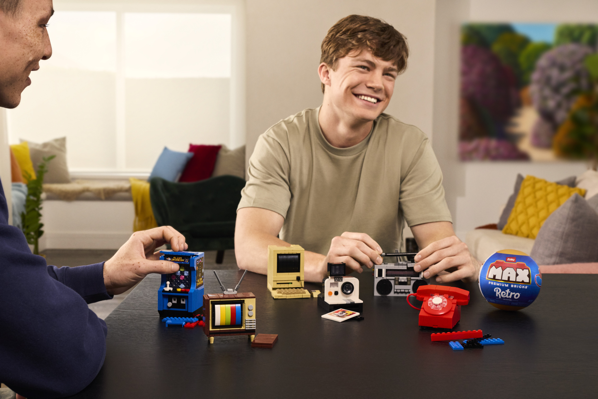 Игровой набор конструктор ZURU MAX Premium Retro Building Bricks Collection (до 221 детали)