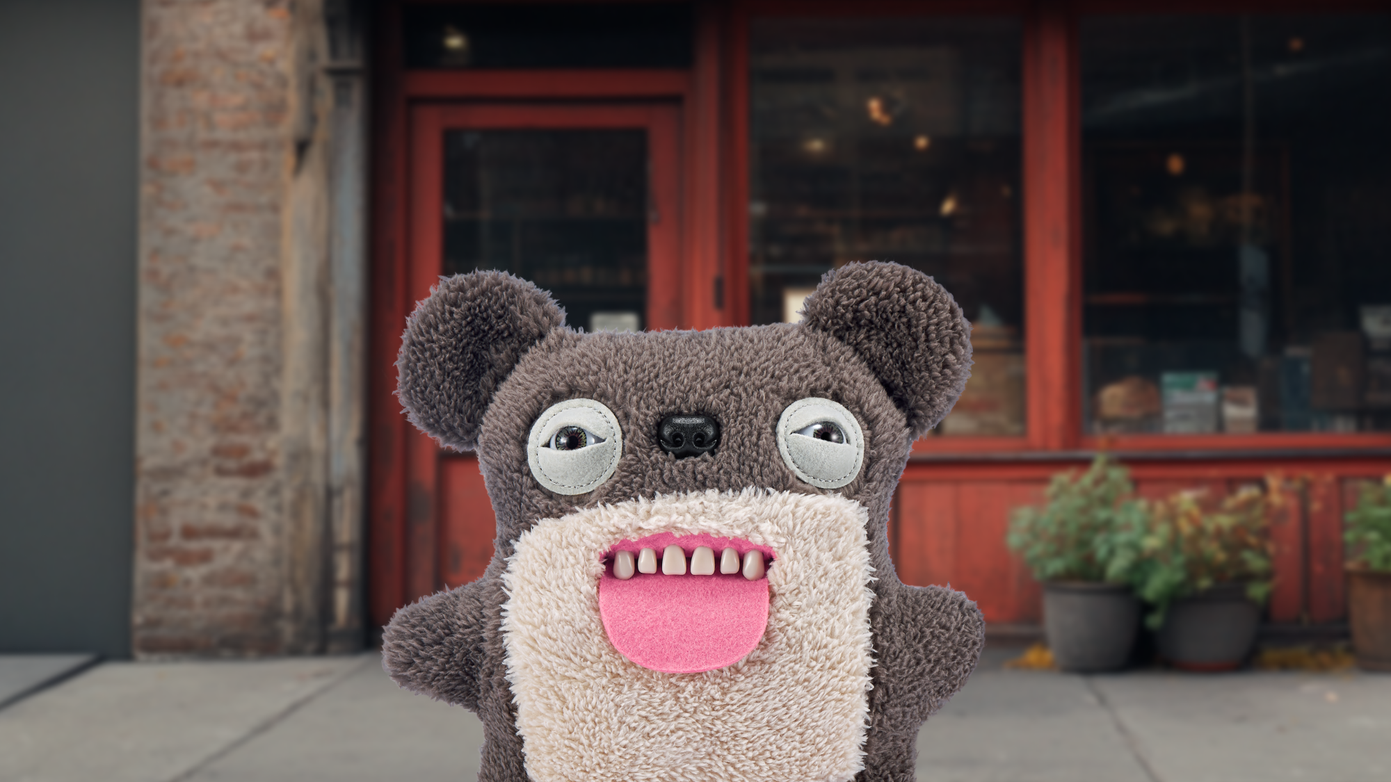 Плюшевая игрушка Zuru Fuggler Scarescome Square Bear