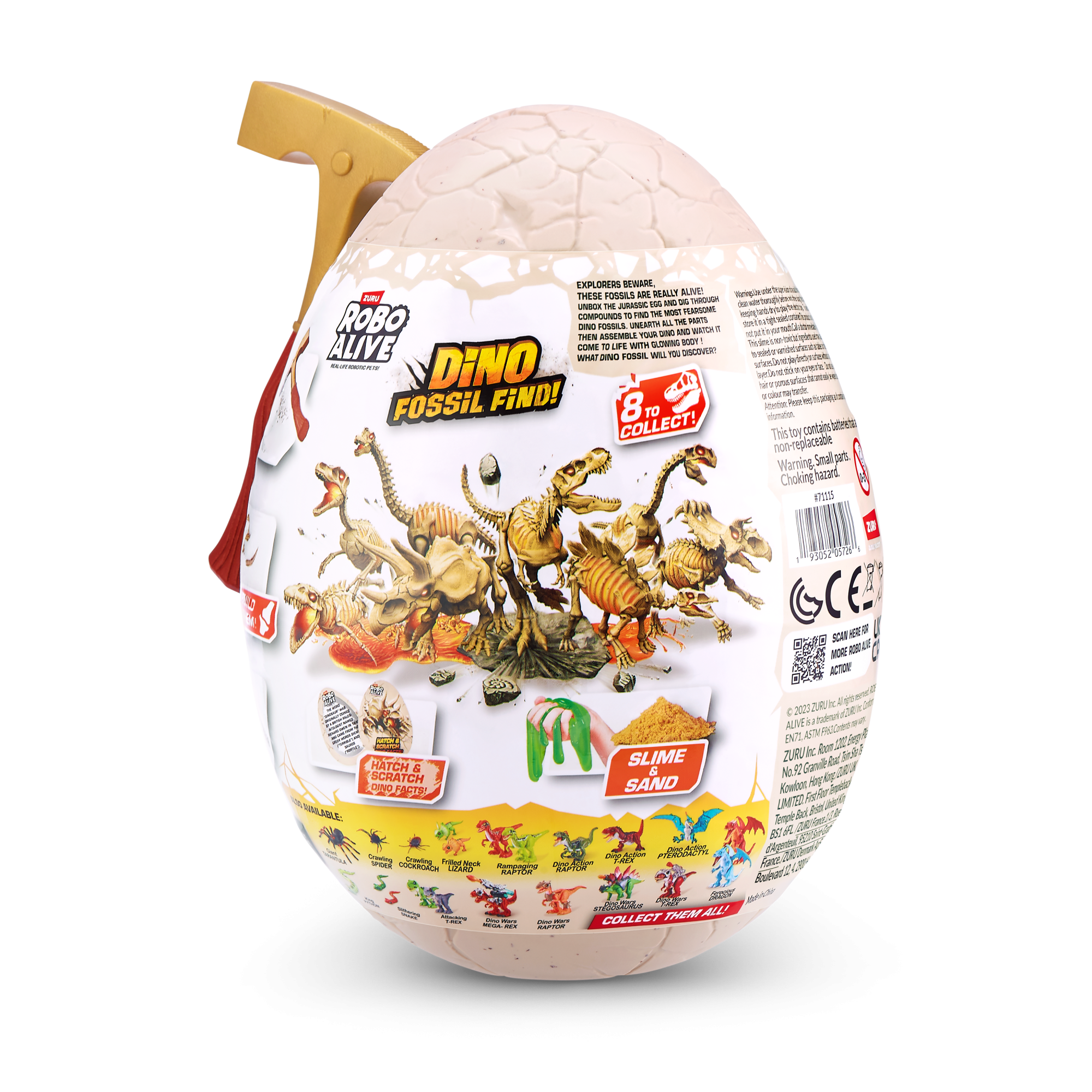 ZURU Robo Alive "Dino Fossil mini", игрушка-сюрприз
